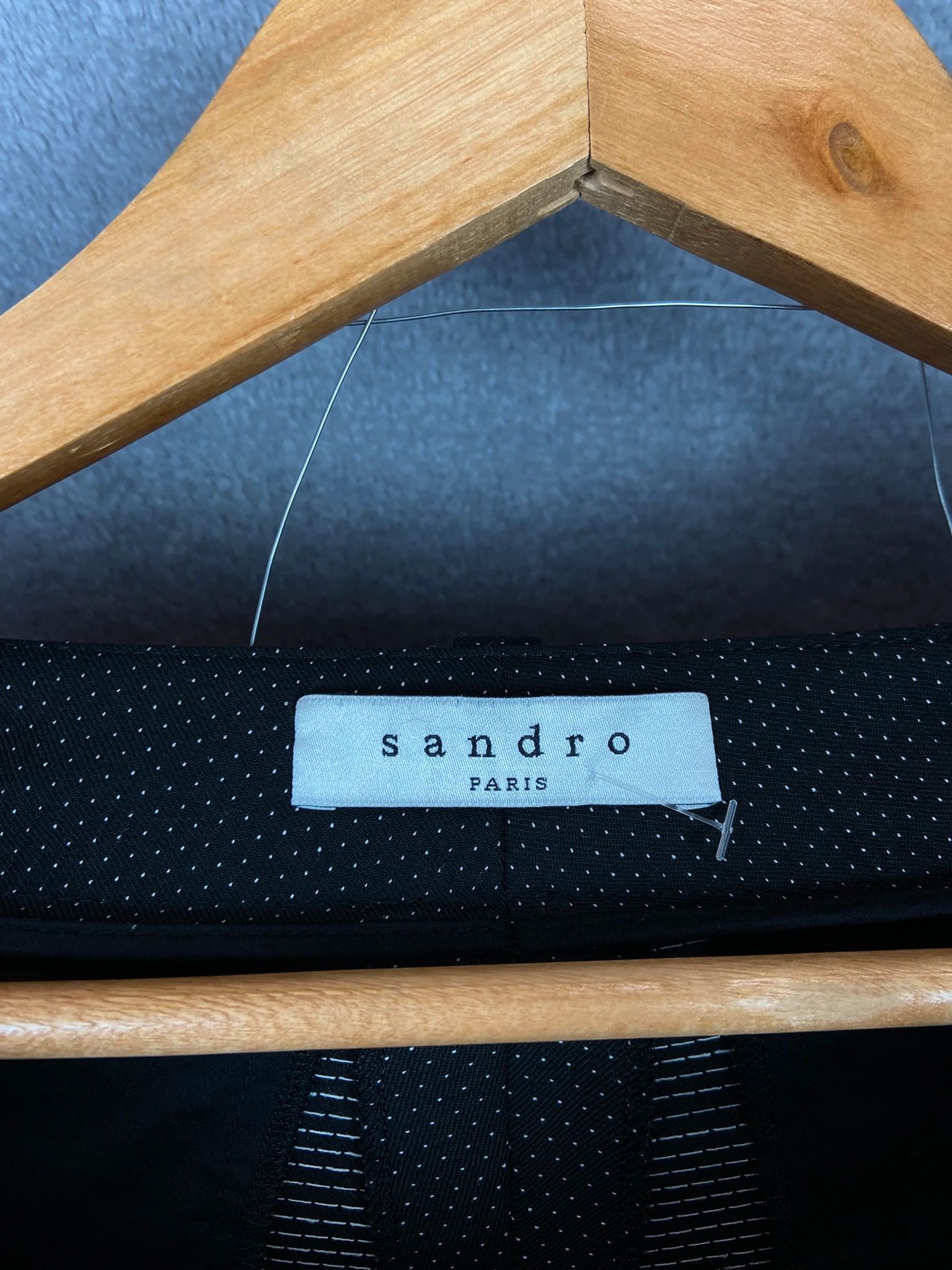 Sandro Trousers Sandro black dress pants smart fit vintage L Size US 34 / EU 50 - 3 Thumbnail