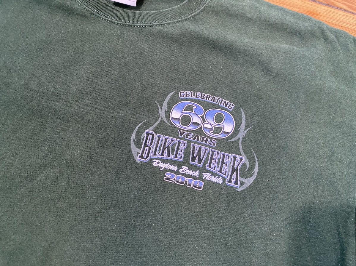 Fruit Of The Loom × Harley Davidson × Vintage 69 year anniversary Bike week Xxl Size US XXL / EU 58 / 5 - 4 Thumbnail