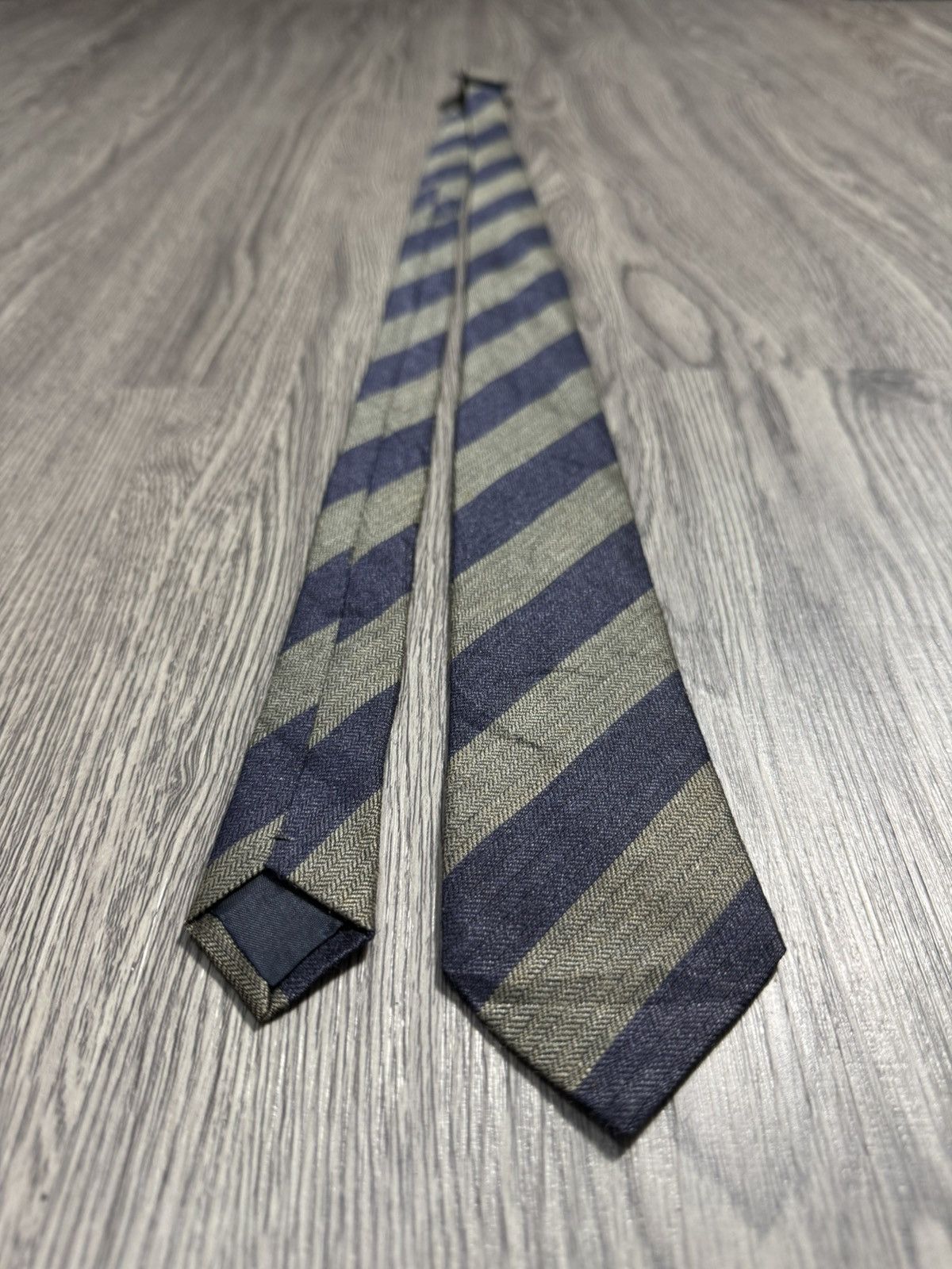 Comme des Garcons Comme des Garcons Strip Silk Tie Size ONE SIZE - 7 Thumbnail