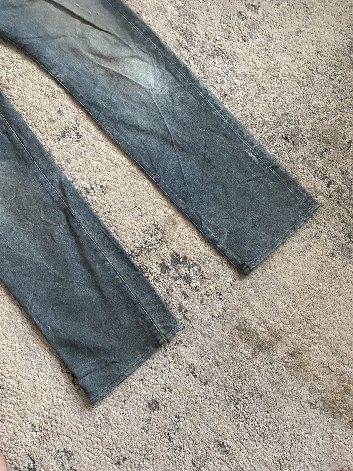 Japanese Brand The Twelve - Metallic Coated Double Pocket Bleu Claire Denim Size US 34 / EU 50 - 6 Thumbnail