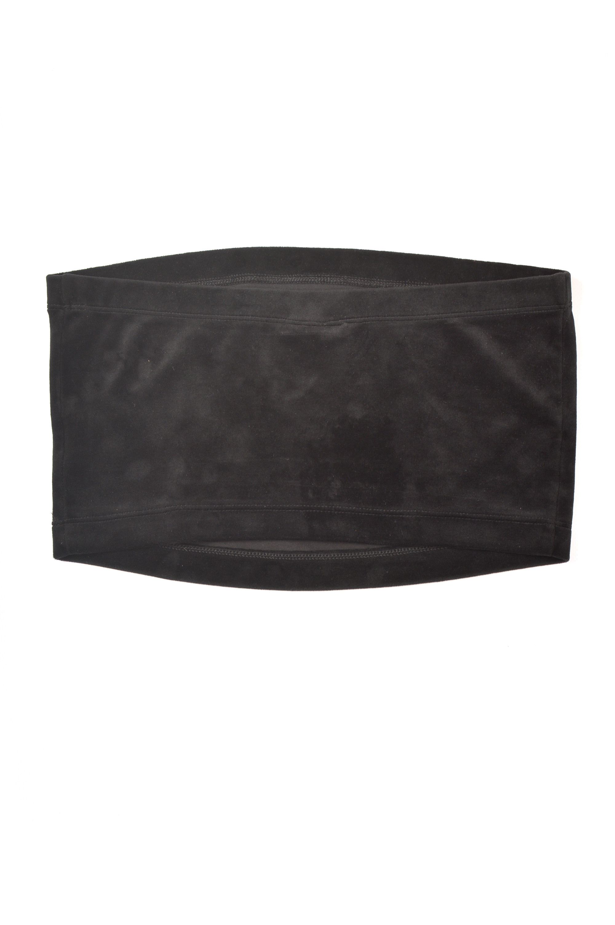 Juicy Couture × Vintage Juicy Couture Vintage Big Logo Black Velour Cropped Top Size M / US 6-8 / IT 42-44 - 3 Thumbnail