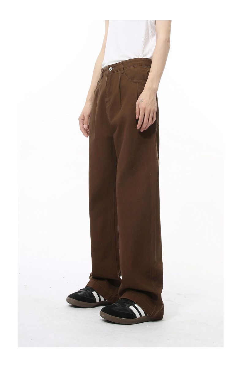 Japanese Brand × Jean Japanese retro straight mid-rise drape jeans Size US 32 / EU 48 - 4 Thumbnail
