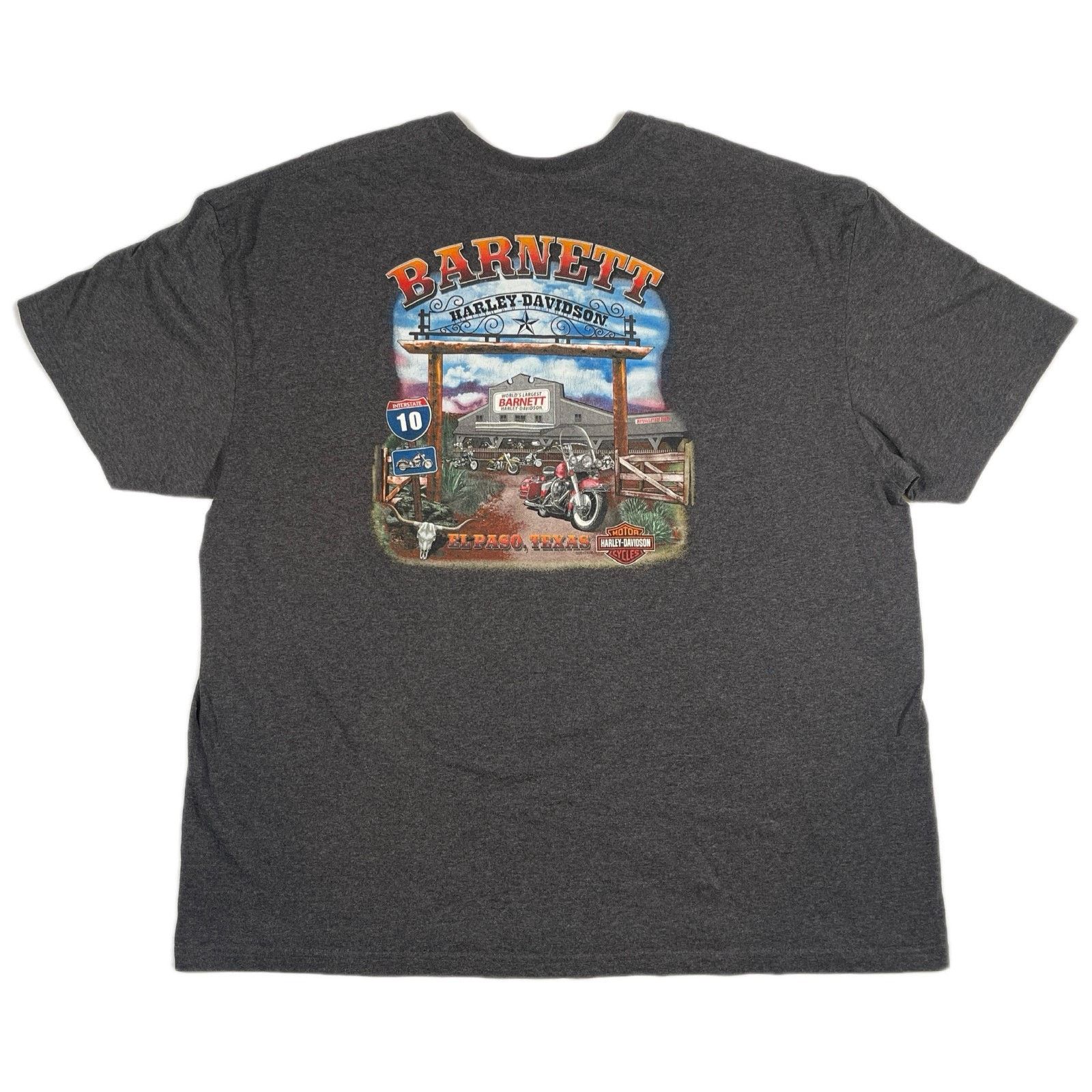Harley Davidson 2011 Harley Davidson Motorcycles El Paso Texas Tee T Shirt Size US XXL / EU 58 / 5 - 5 Thumbnail