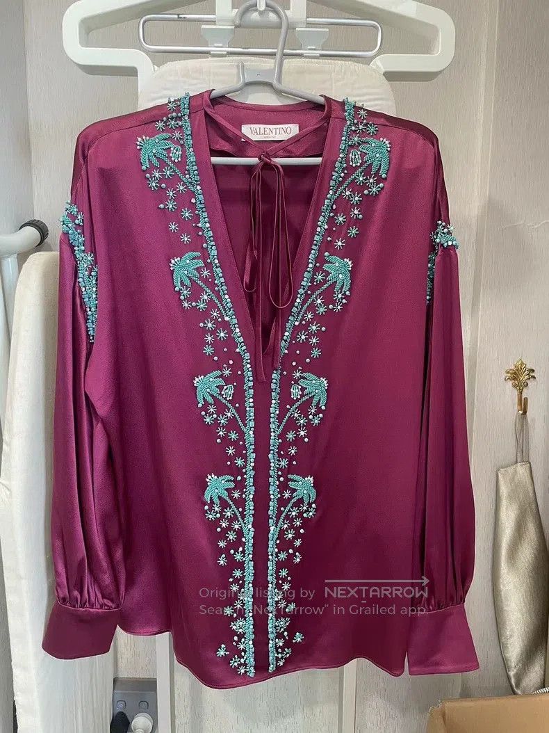 Valentino Valentino Silk shirt Size S / US 4 / IT 40 - 1 Thumbnail