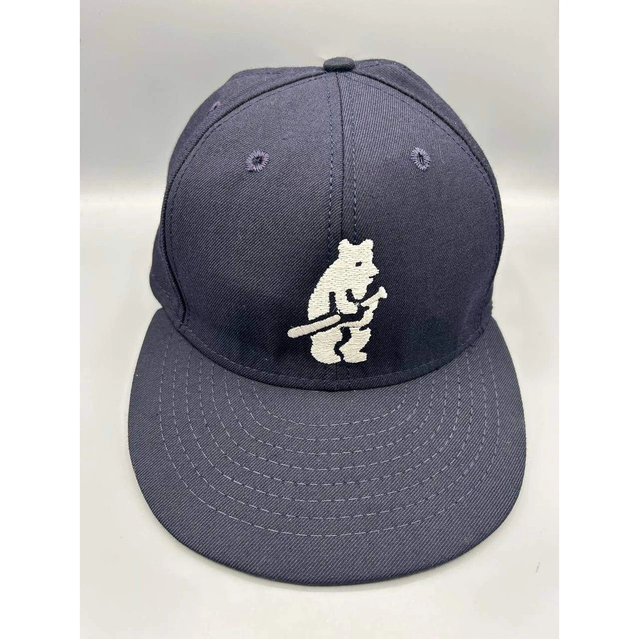 American Needle Vintage Chicago Cubs MLB Hat Men 7 3/8 Navy Fitted Cap Size ONE SIZE - 1 Thumbnail
