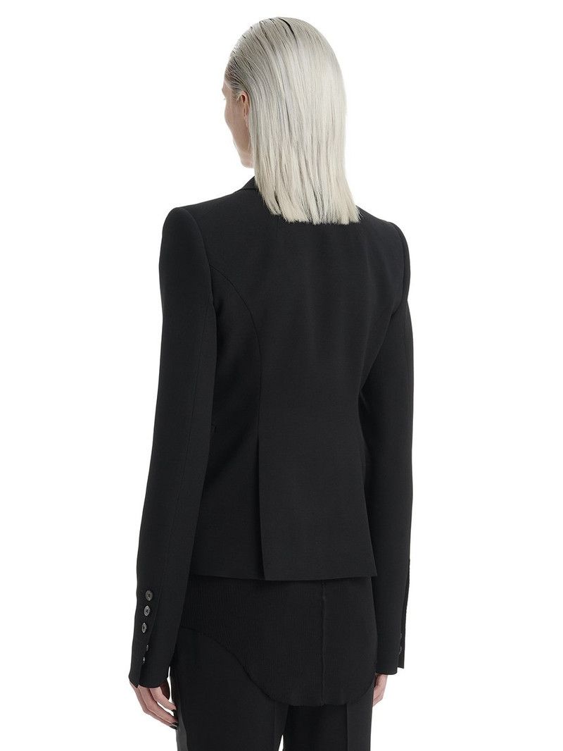 Rick Owens o1y0126 Blazer in Black Size L / US 10 / IT 46 - 5 Thumbnail