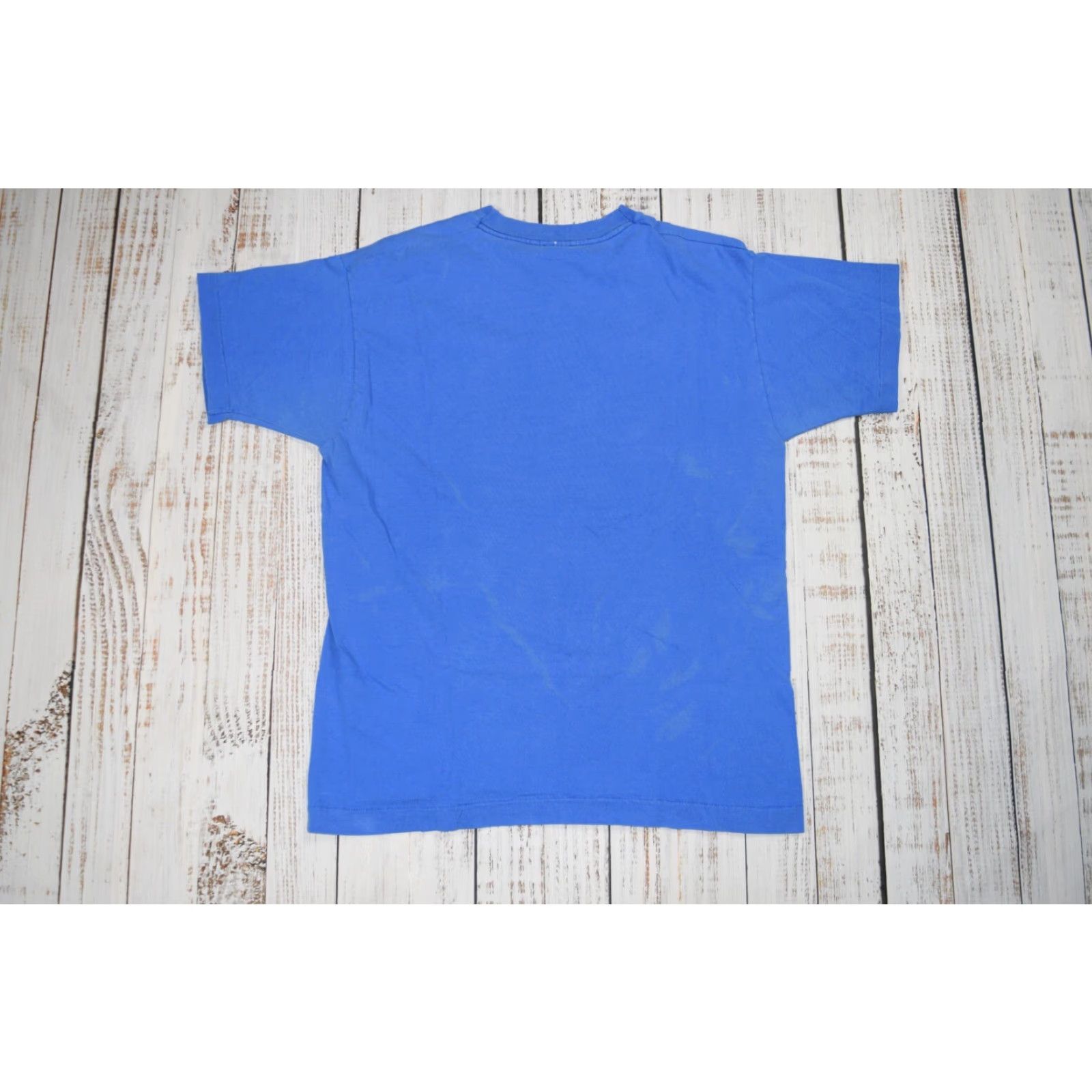 Fruit Of The Loom VTG RETIREE WARNING T-SHIRT SHIRT Men L Blue 1990s Grunge Fruit of the Loom Made in USA Size US L / EU 52-54 / 3 - 6 Thumbnail