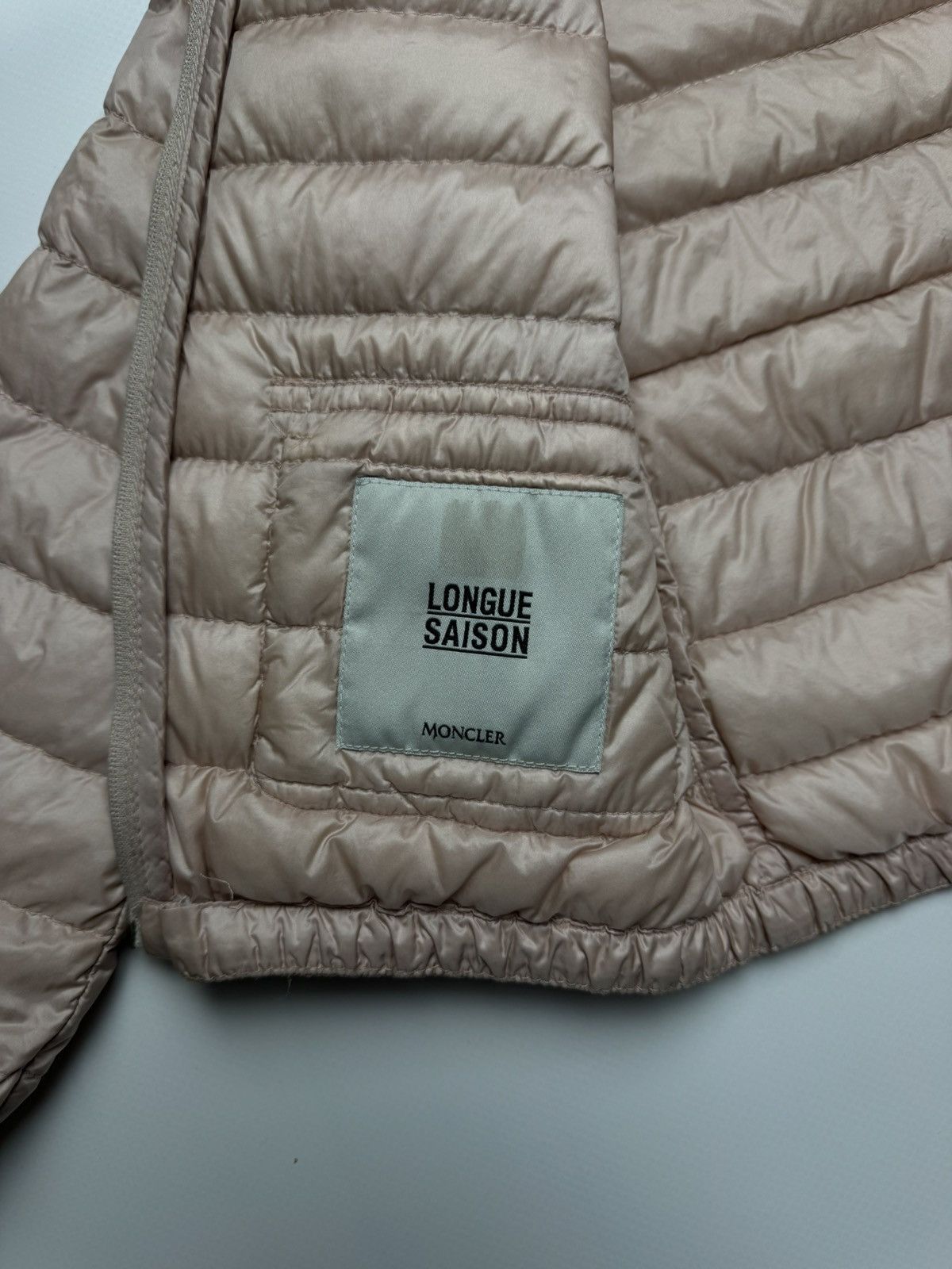 Moncler Authentic Moncler Kids Down Jacket – Beige – Size 6Y (115cm) Size XXS / US 00 / IT 34 - 4 Thumbnail