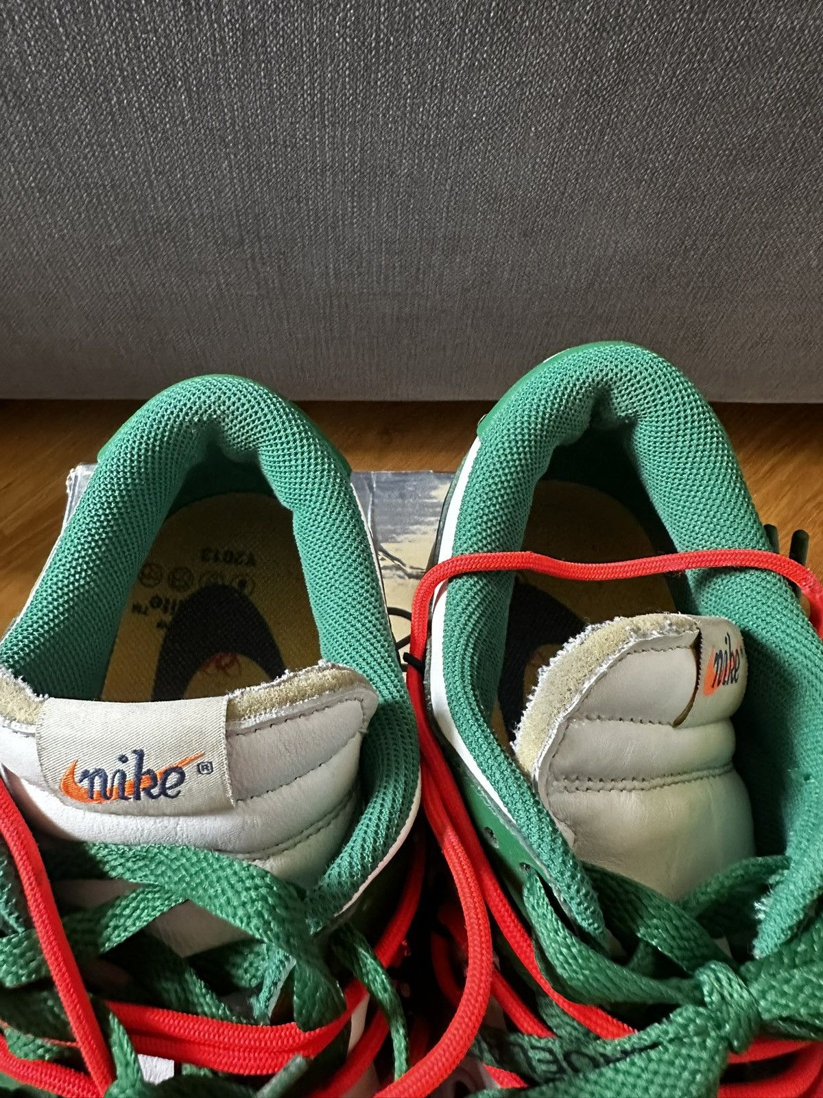 Nike × Off-White Nike x Off White dunk green Size US 10 / EU 43 - 5 Thumbnail
