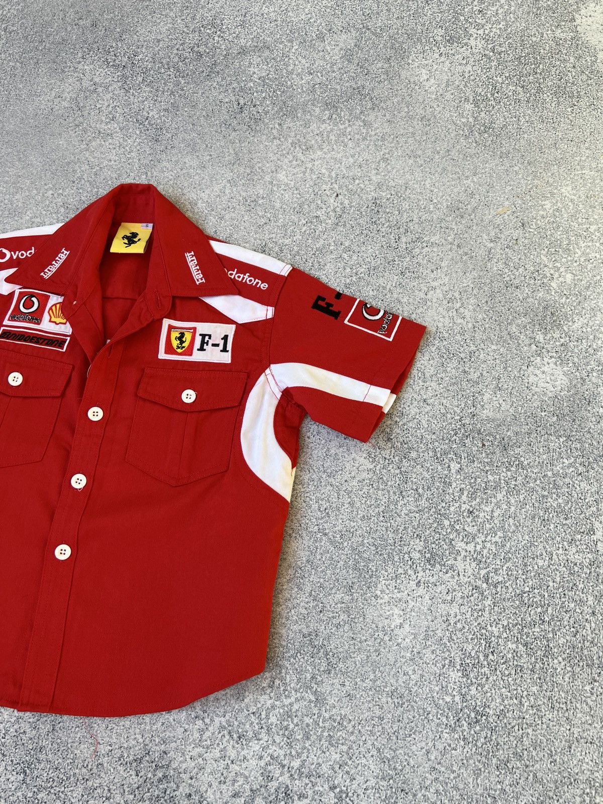 Ferrari × Vintage Vintage Kids Racing Ferrari Button up shirt Size US S / EU 44-46 / 1 - 4 Thumbnail