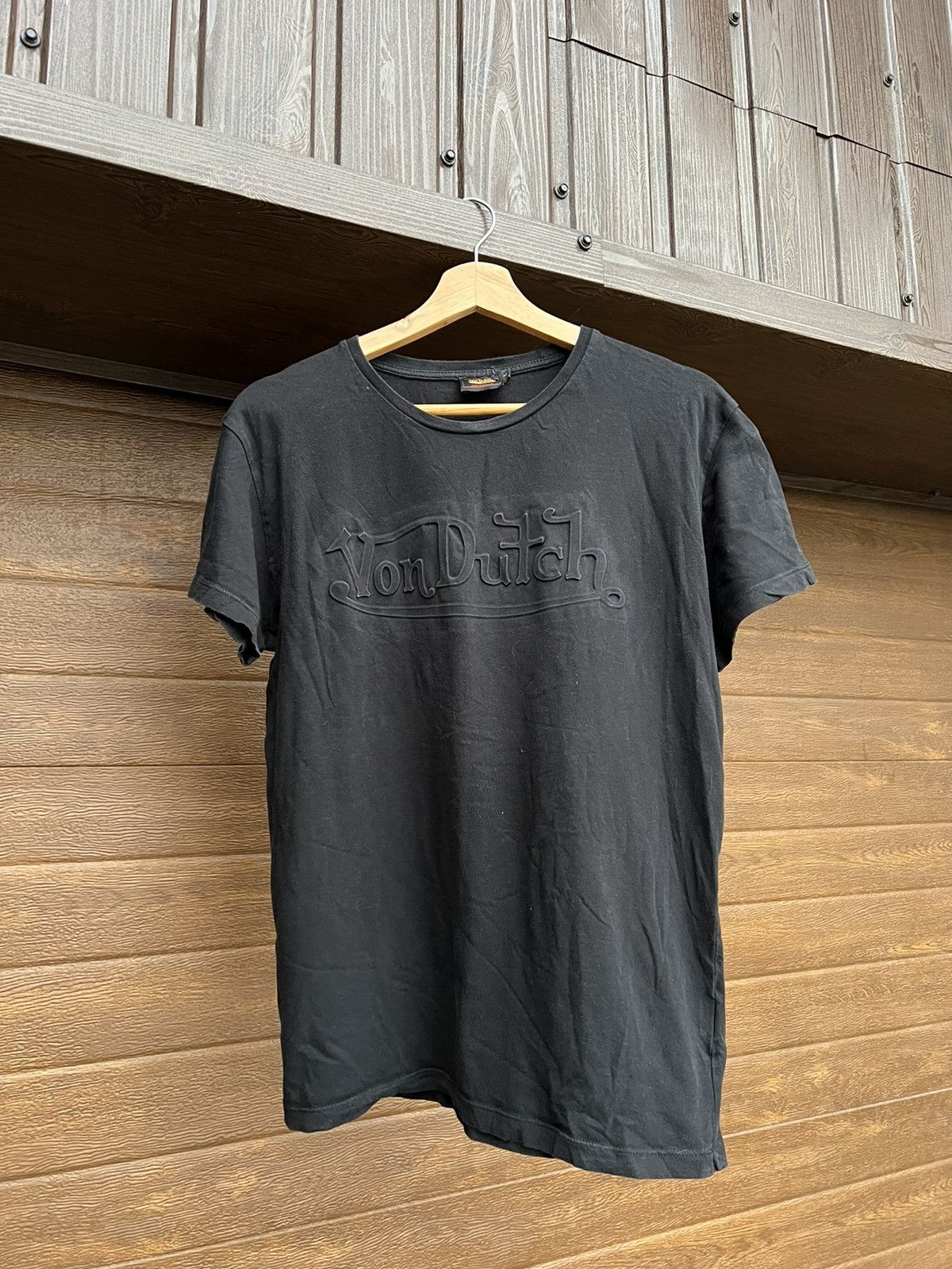 Vintage × Von Dutch 👕 Vintage Big Logo Von Dutch T-Shirt Size US L / EU 52-54 / 3 - 1 Thumbnail