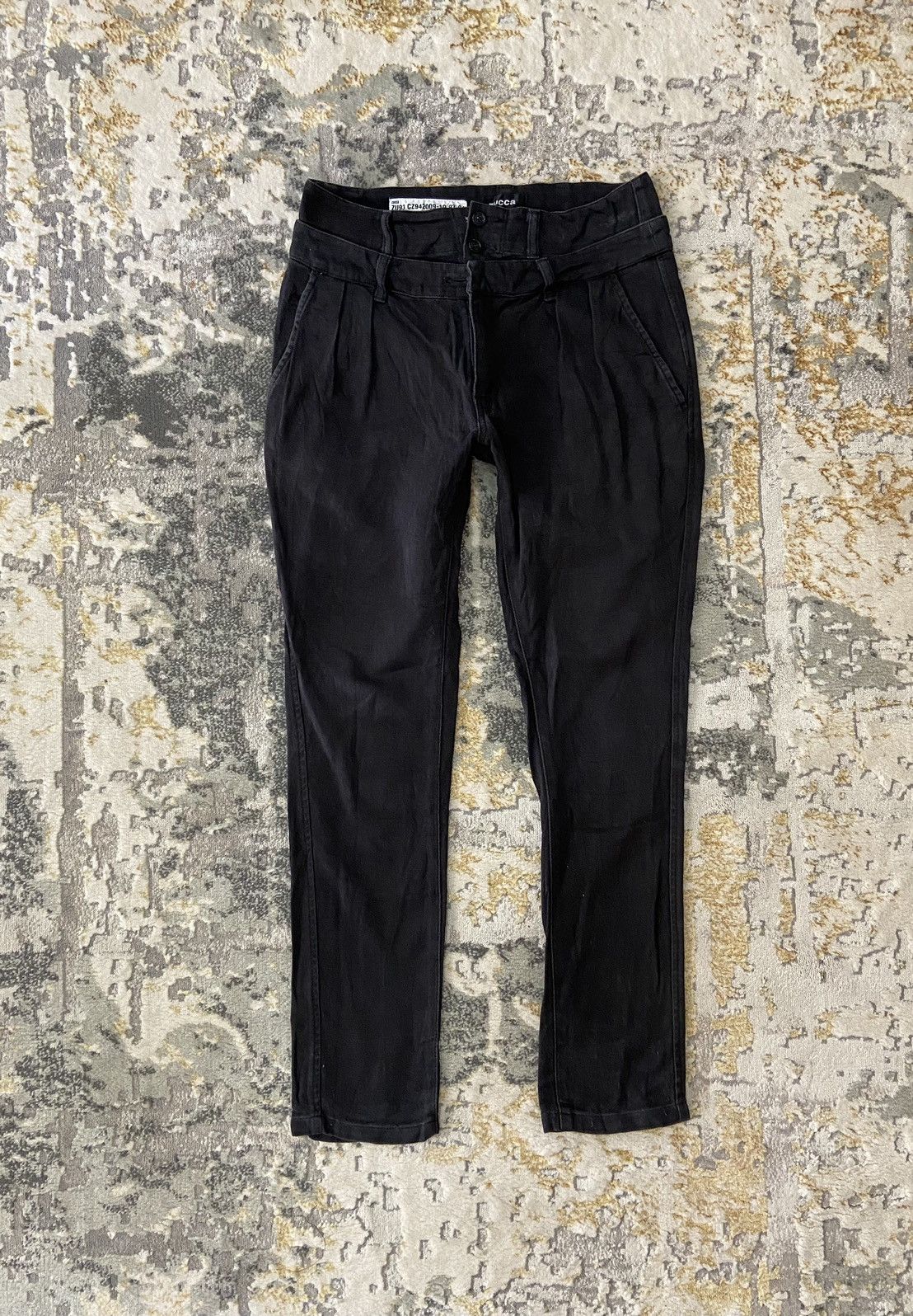 If Six Was Nine × Issey Miyake × Zucca ZUCCA Cz942009 DOUBLE WAIST PANTS Size US 32 / EU 48 - 2 Thumbnail