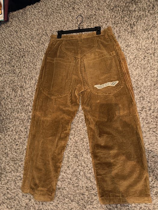 Jnco JNCO Vintage 90s corduroy pants yellow/gold color | Grailed