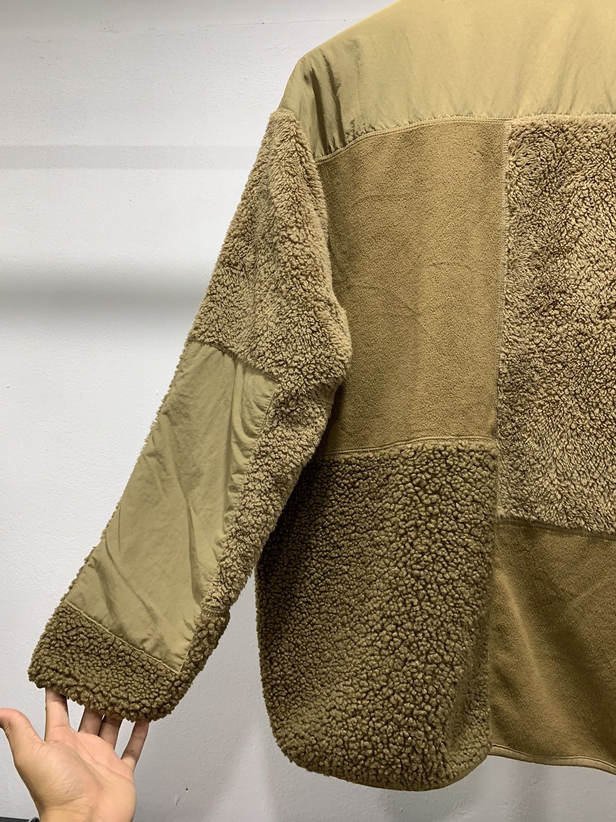 Engineered Garments × Japanese Brand ENGENEERED GARMENTS PATCHWORK FLEECE JACKET VINTAGE Size US XL / EU 56 / 4 - 12 Thumbnail