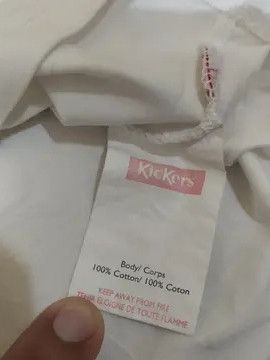 Other Kickers Graphic Logo T-Shirt - White/Grey - Size 14Y/15Y Size US S / EU 44-46 / 1 - 4 Thumbnail