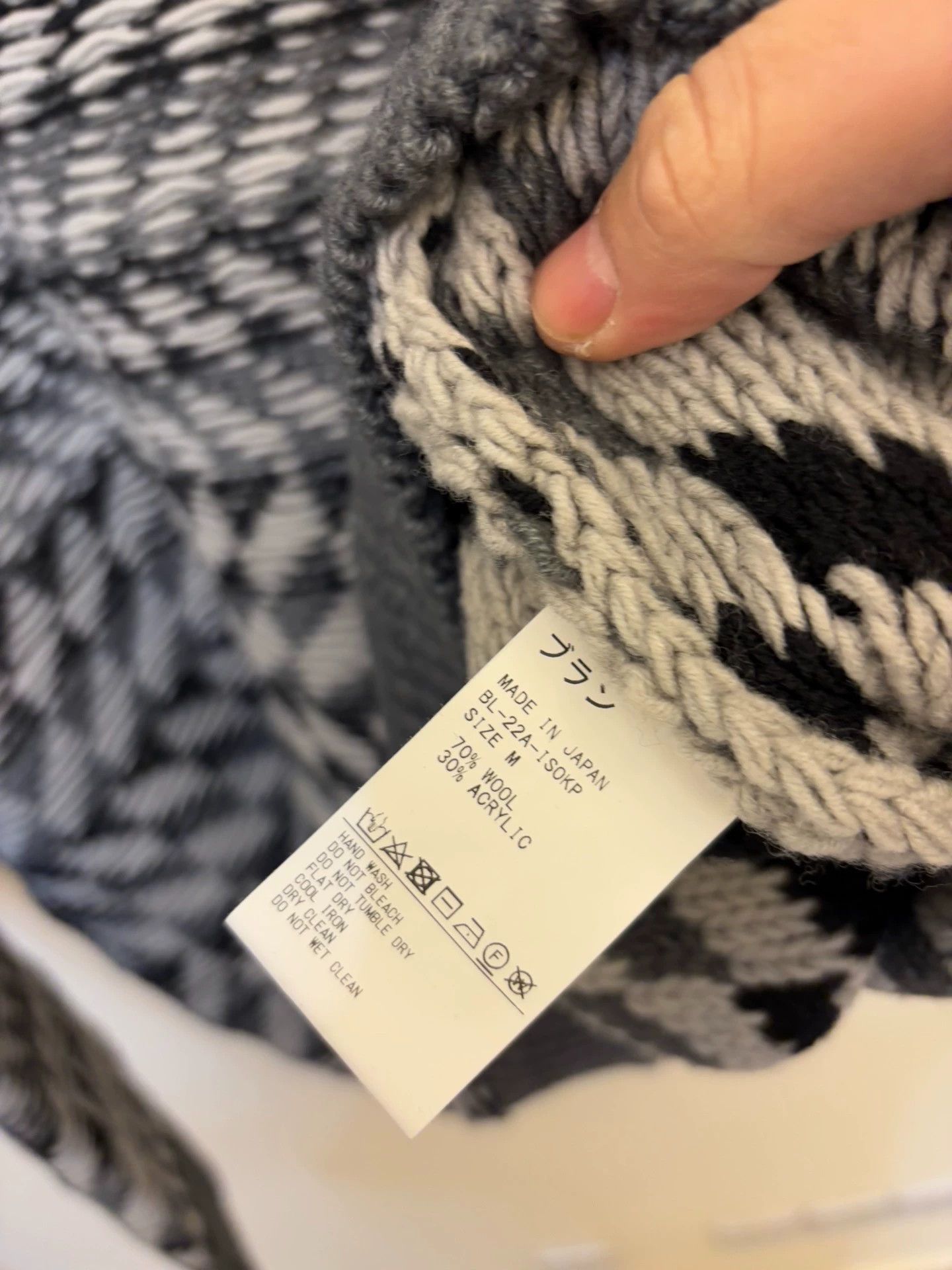 Other blanc ym double-faced oversized knit sweater (M) Size US M / EU 48-50 / 2 - 5 Thumbnail