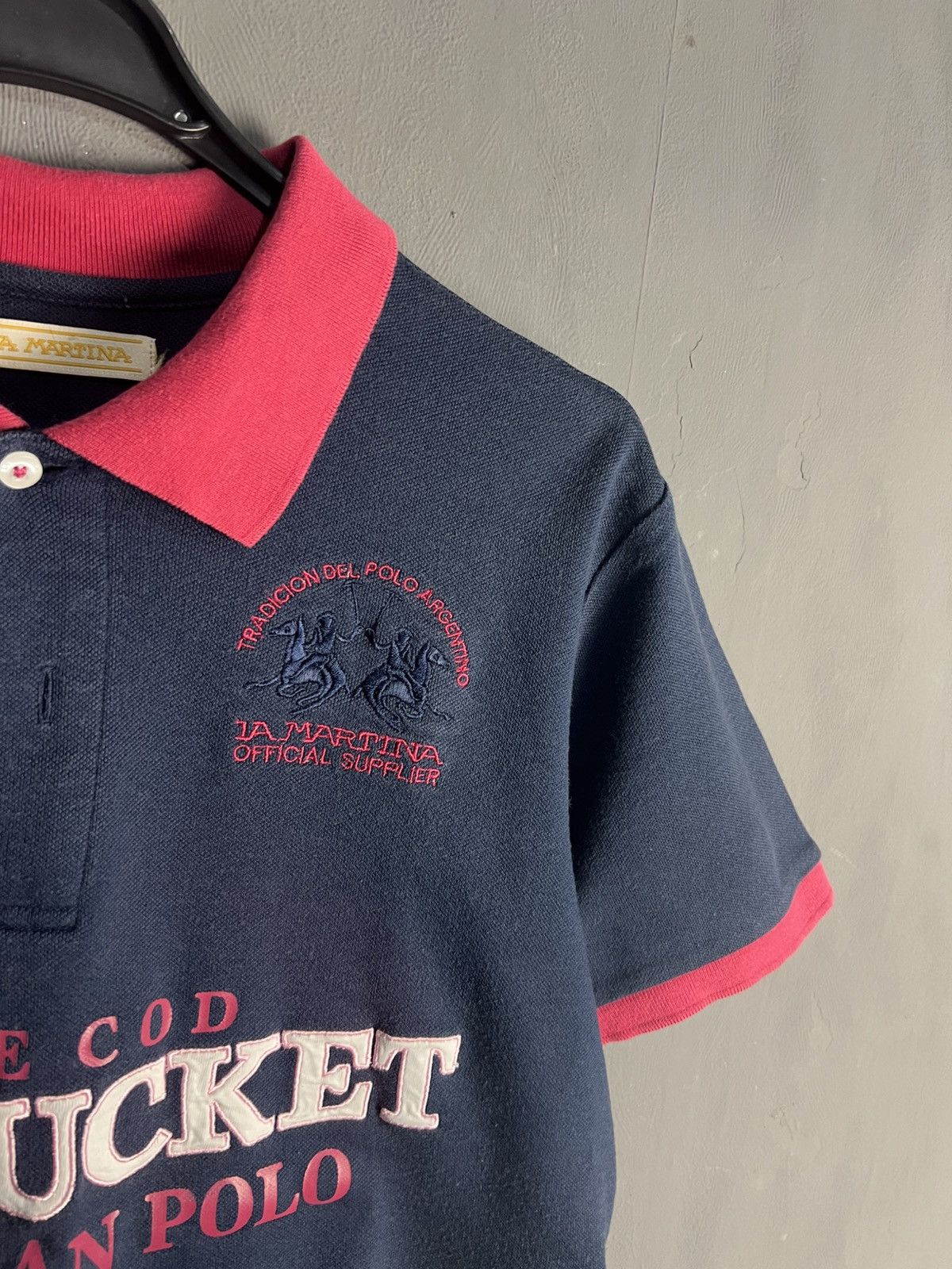 La Martina Vintage 90's la martina polo shirt Ralph lauren Thailand Size US S / EU 44-46 / 1 - 3 Thumbnail