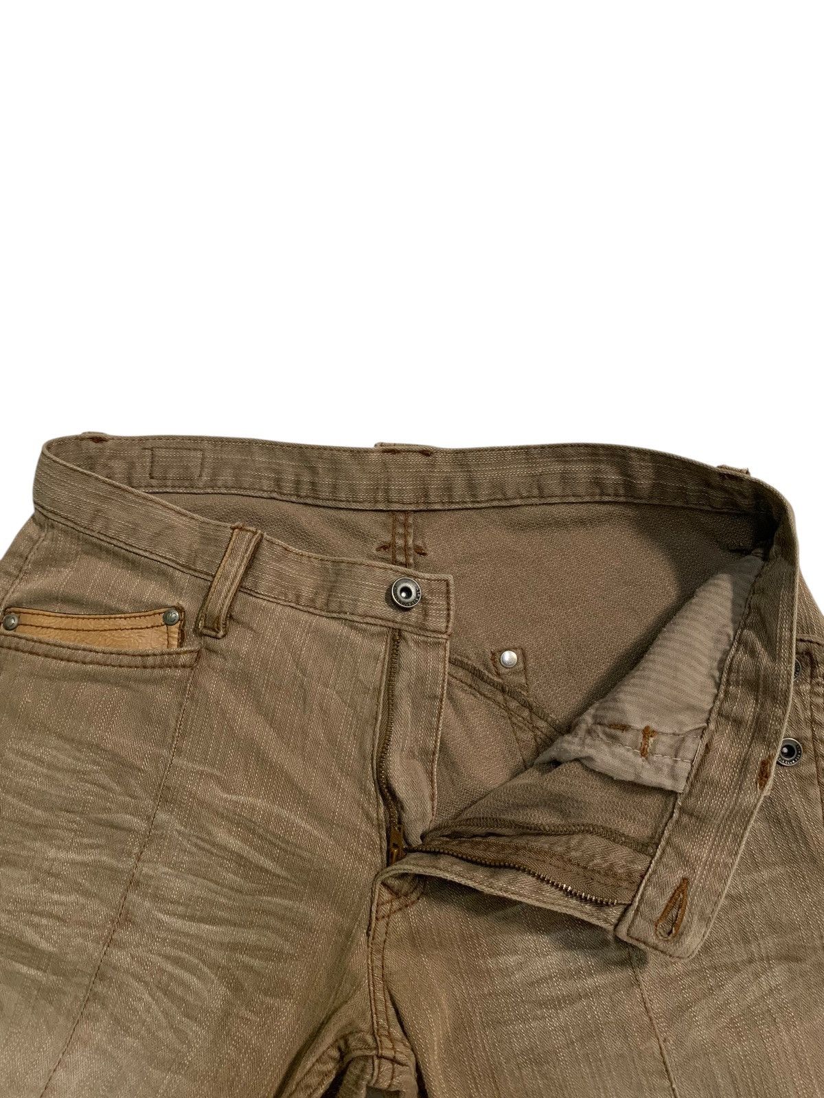 Kapital FLARE NICOLE CLUR FOR MAN RUSTY JAPANESE PUNK DENIM Size US 31 - 11 Thumbnail