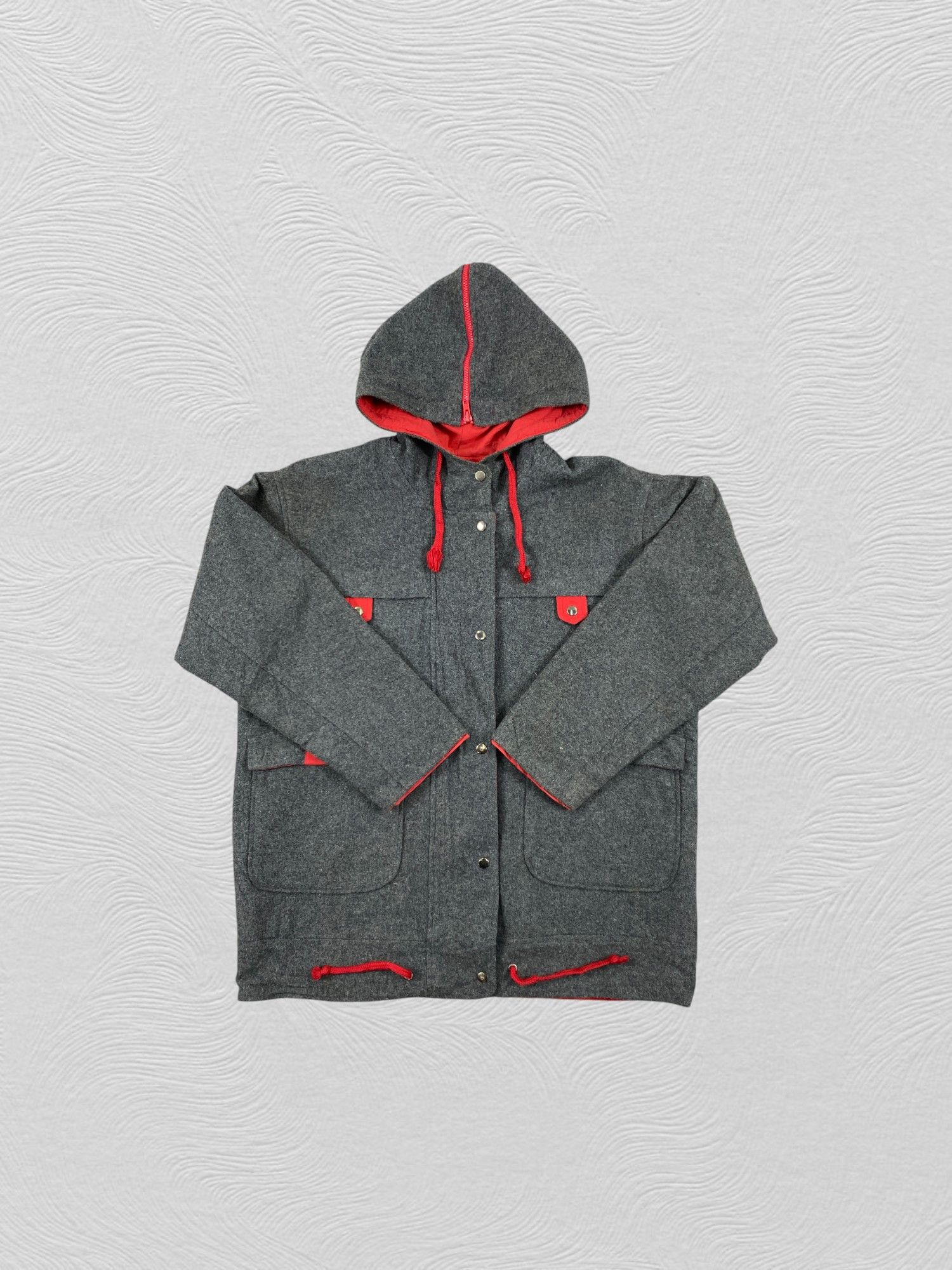 Japanese Brand Japanese Brand Simple Life 4 Pocket Hoodie Wool Jacket -J192 Size US M / EU 48-50 / 2 - 4 Thumbnail