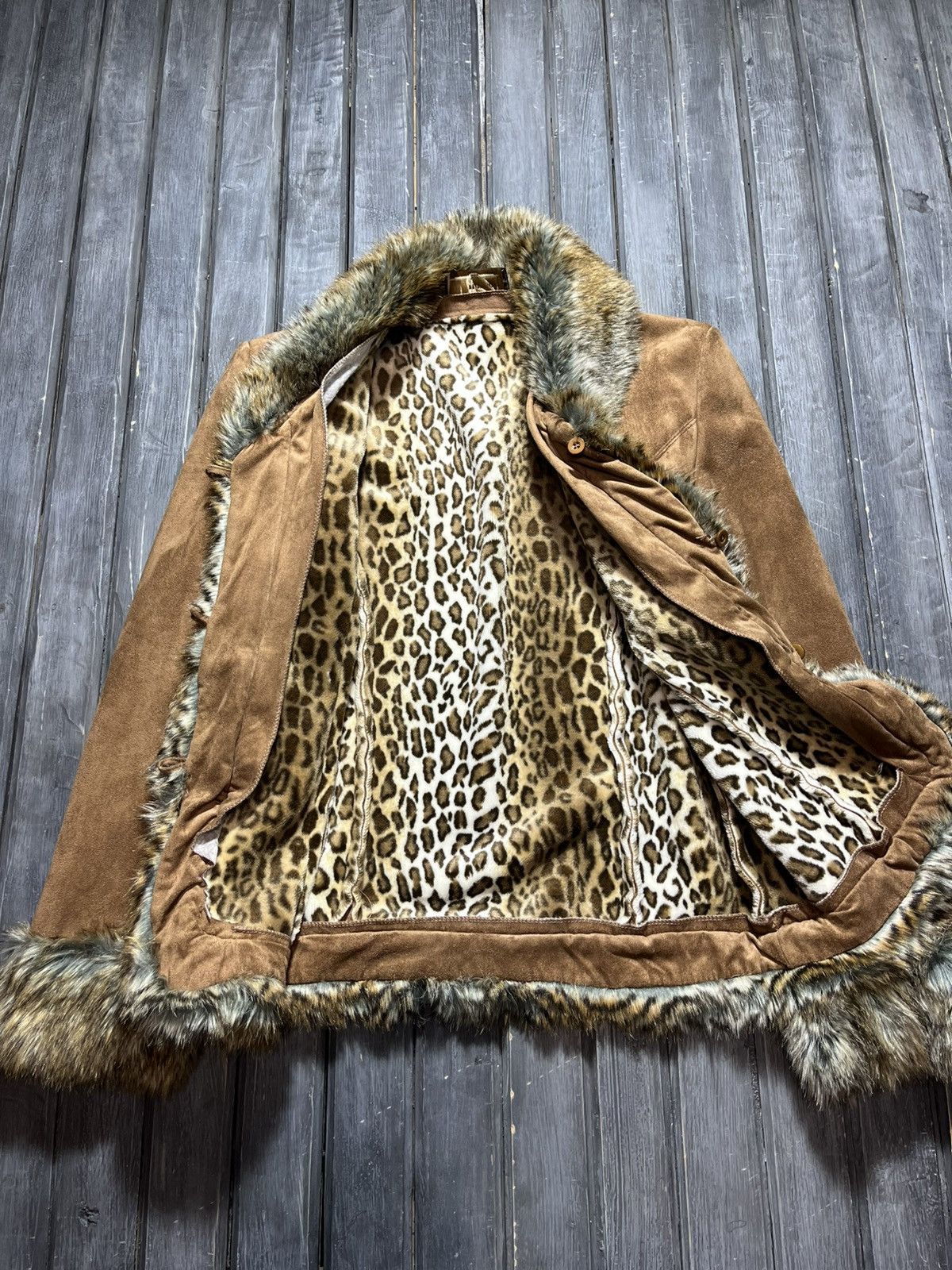 Tornado Mart Vtg Yohji Yamamoto Issey Miyake Style Opium Fur Jacket Size M / US 6-8 / IT 42-44 - 4 Thumbnail