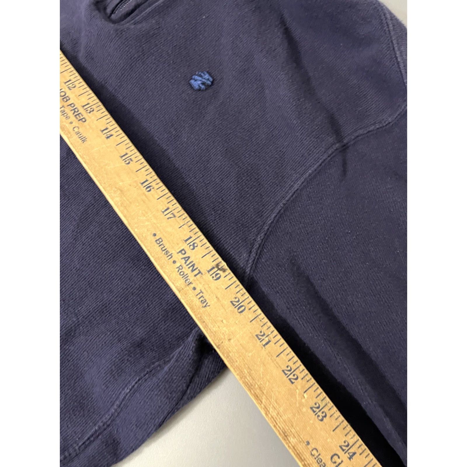 Izod IZOD Pullover Shirt Mens L Navy Blue Long Sleeve Zip 1/4 Navy Blue Size US L / EU 52-54 / 3 - 6 Thumbnail