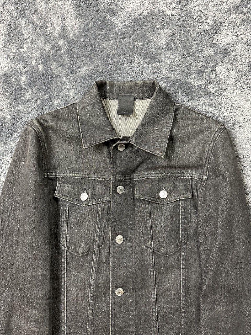 Dior FW17 Black Denim "Hardior" Jacket Size US XS / EU 42 / 0 - 3 Thumbnail