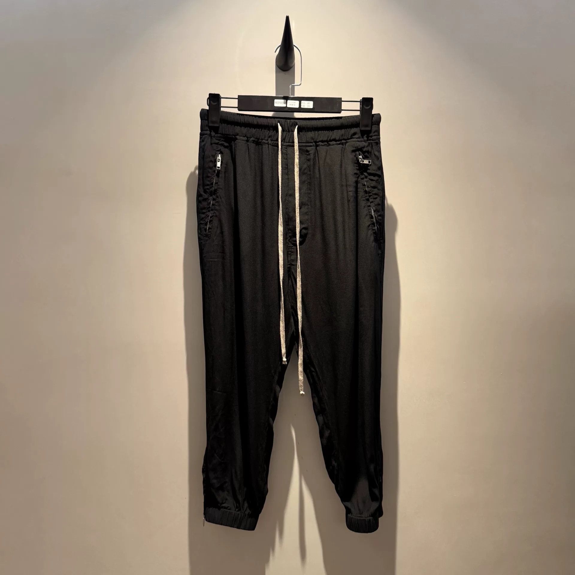 Rick Owens rick owens silk long pants with zippers Size US 38 / EU 54 - 1 Thumbnail