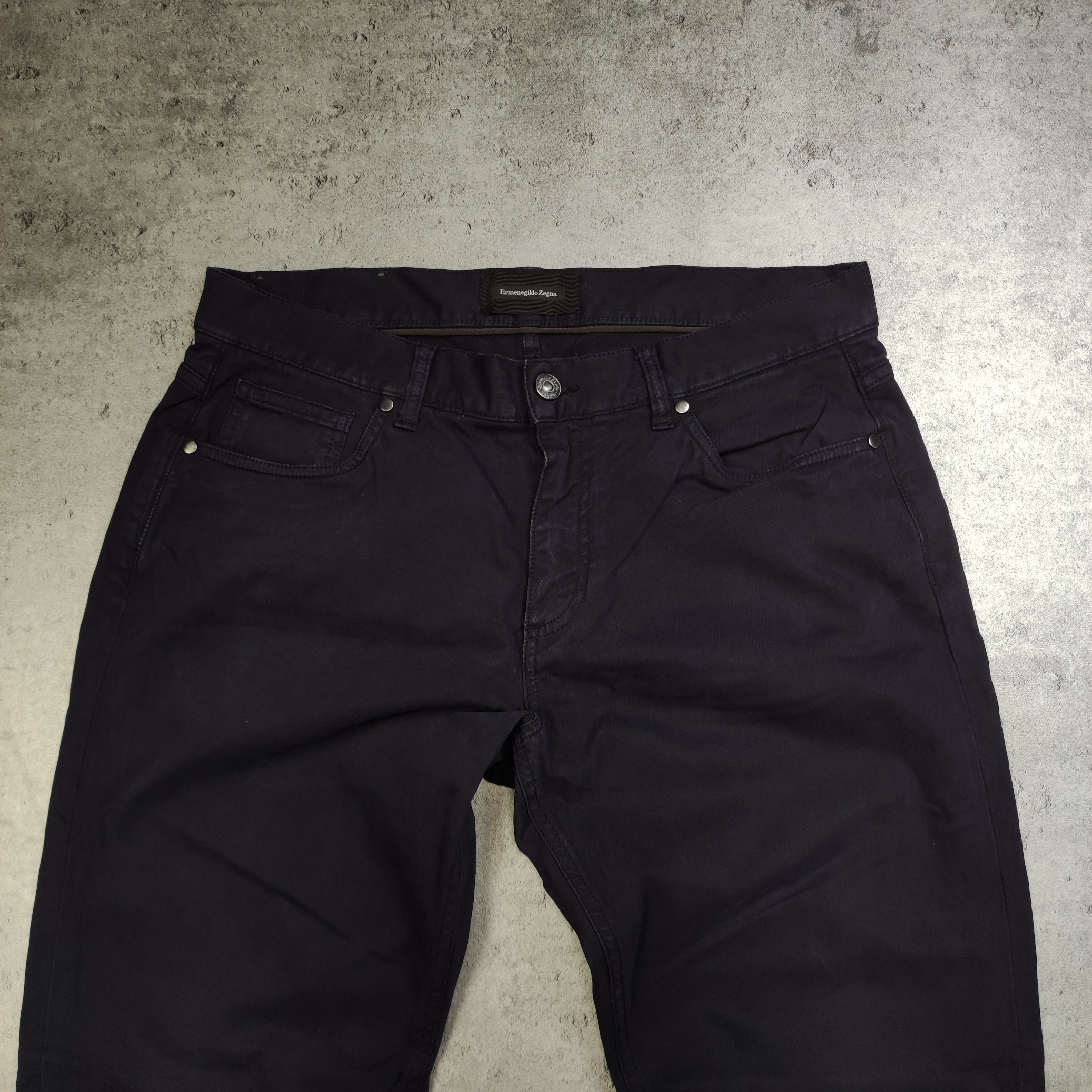 Ermenegildo Zegna RARE Luxury Ermenegildo Zegna Dark Purple Casual Pants Size US 34 / EU 50 - 4 Thumbnail