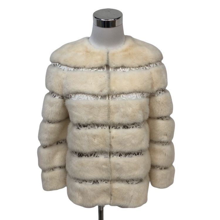 Valentino Valentino Mink Fur Lace Panel Jacket Size 38 Size XS / US 0-2 / IT 36-38 - 1 Thumbnail