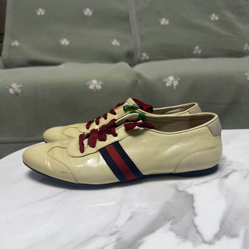 Gucci Gucci Casual Lace-Up Leather Shoes 0079 Size US 5.5 / EU 38 - 1 Thumbnail