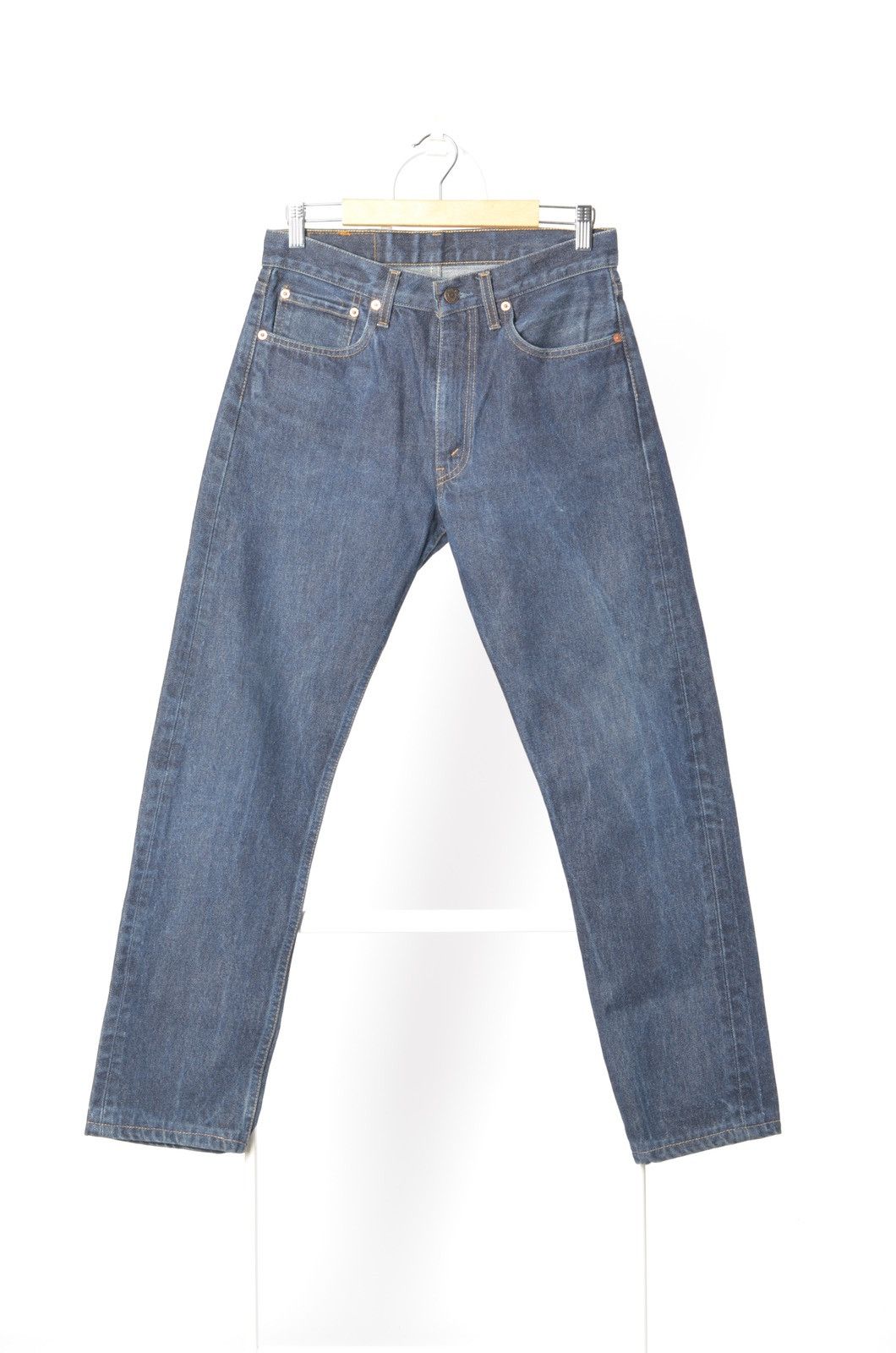 Levi's Vintage 90s Levi's 505 Washed Blue Denim Jeans Size US 30 / EU 46 - 3 Thumbnail