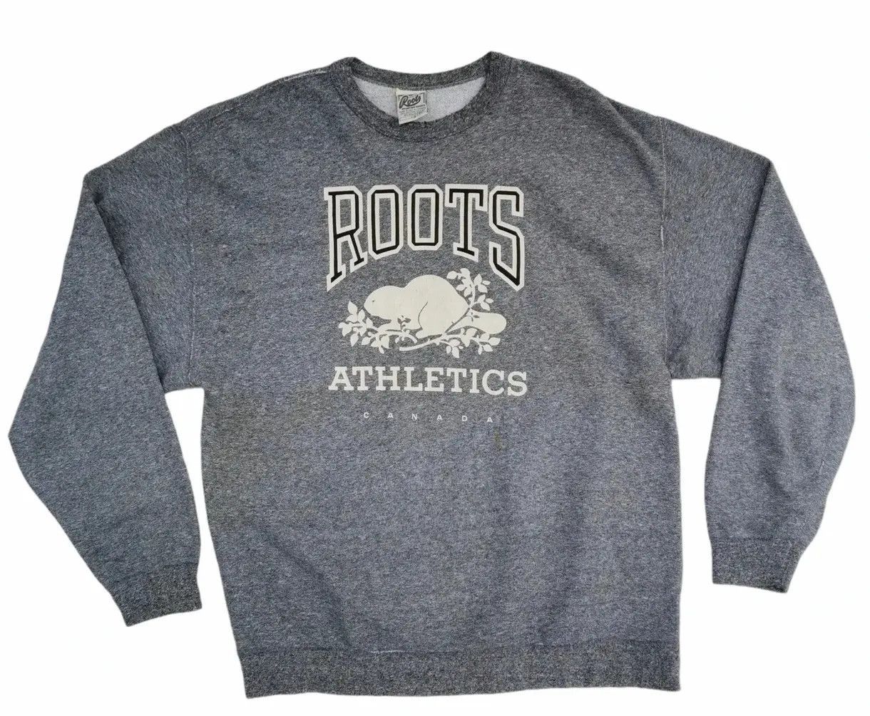 Other Rare!!! Roots Athletics Canada Big Logo Hoodie Sweatshirt Size US L / EU 52-54 / 3 - 1 Thumbnail