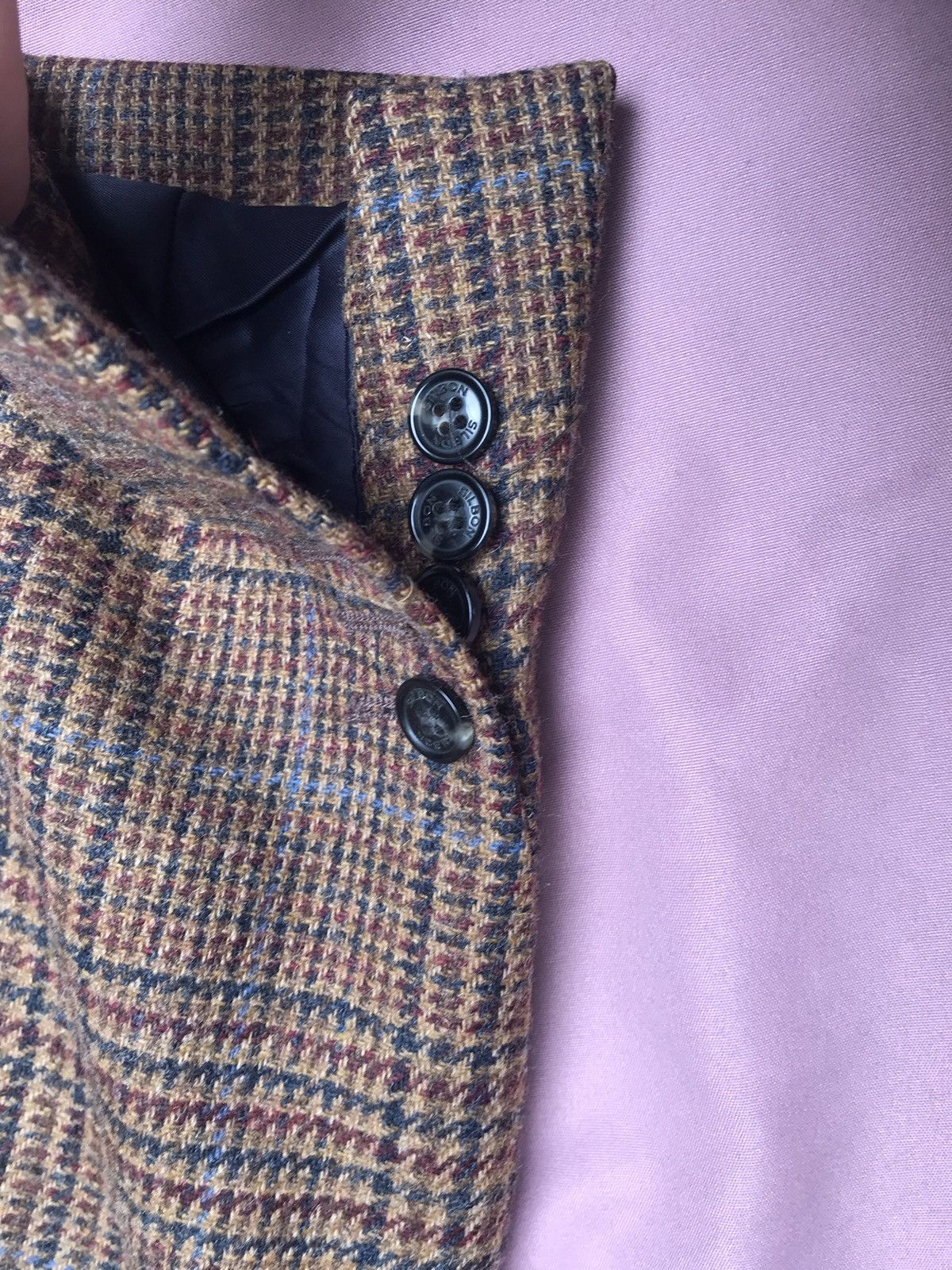 Other SILBON LAMBSWOOL TWEED UNLINED UNCANVASSED UNPADDED SHOULDER Size 40R - 8 Thumbnail