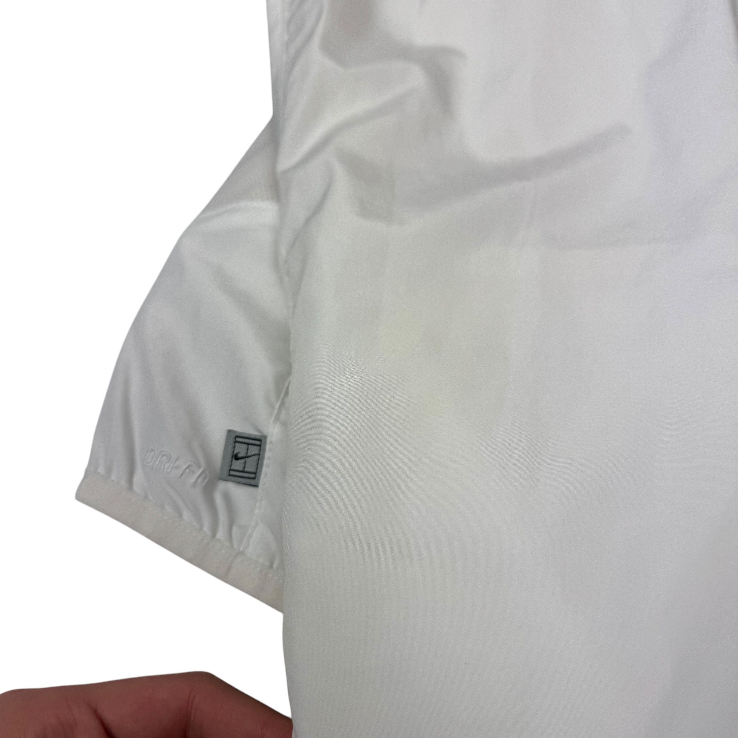Nike × Vintage Nike Dri-Fit Womens White Full Zip Windbreaker Jacket Medium Size M / US 6-8 / IT 42-44 - 5 Thumbnail