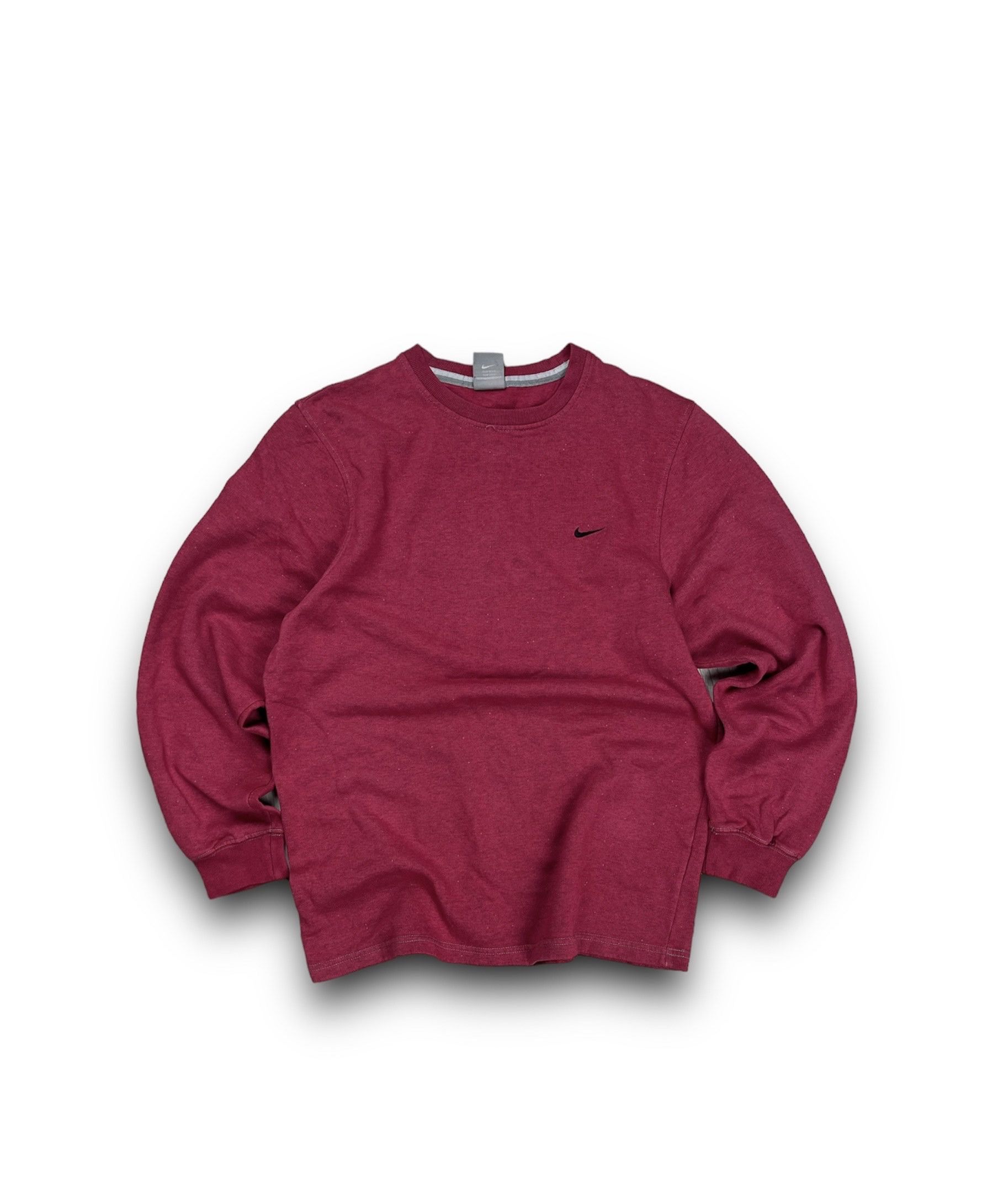 Nike Nike Vintage Sweatshirt Small Logo Size Small Burgundi Size US S / EU 44-46 / 1 - 1 Thumbnail