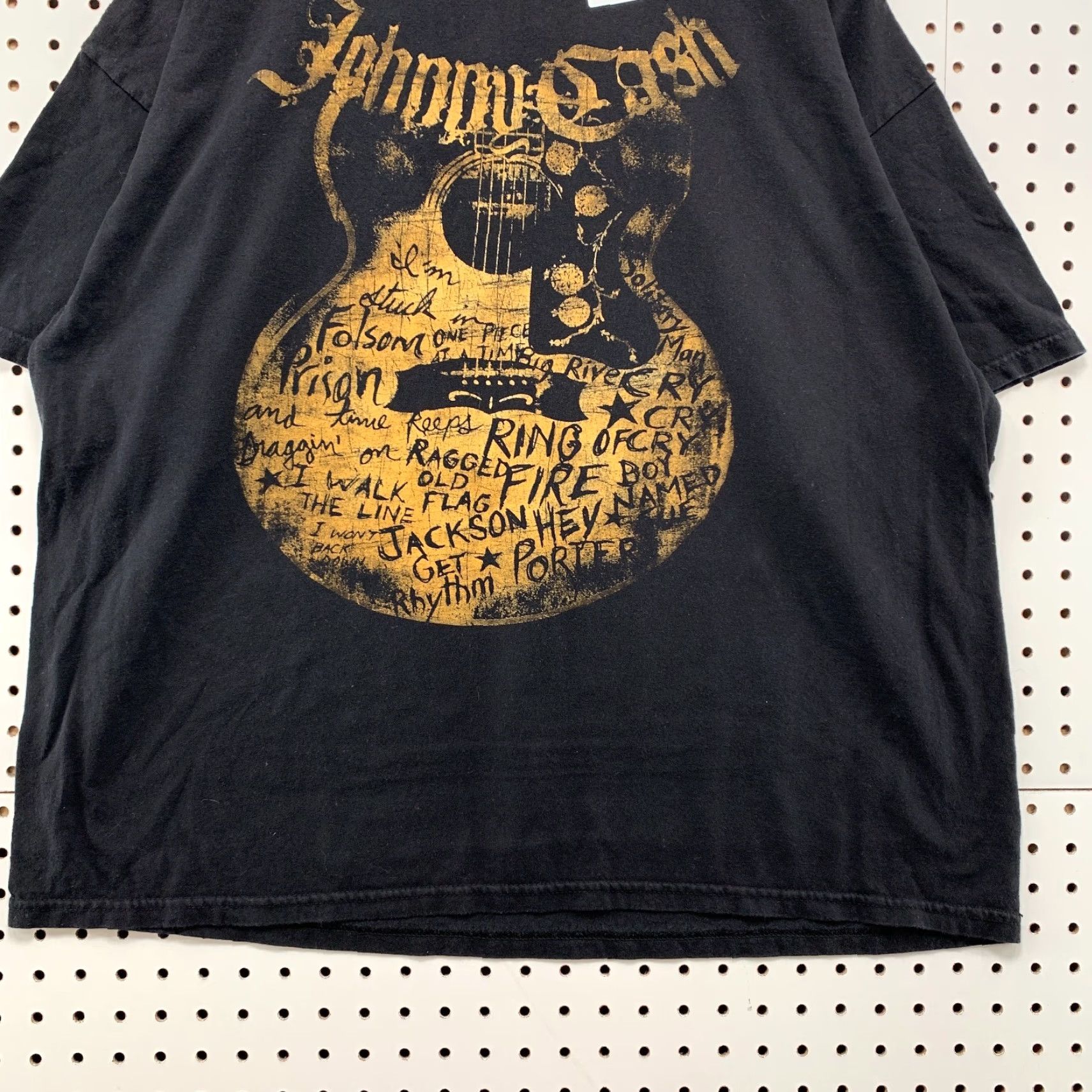 Vintage VINTAGE Zion Shirt Mens 2XL Black John Cash Guitar Graphic Music Band - 25.5x27 Size US XXL / EU 58 / 5 - 6 Thumbnail