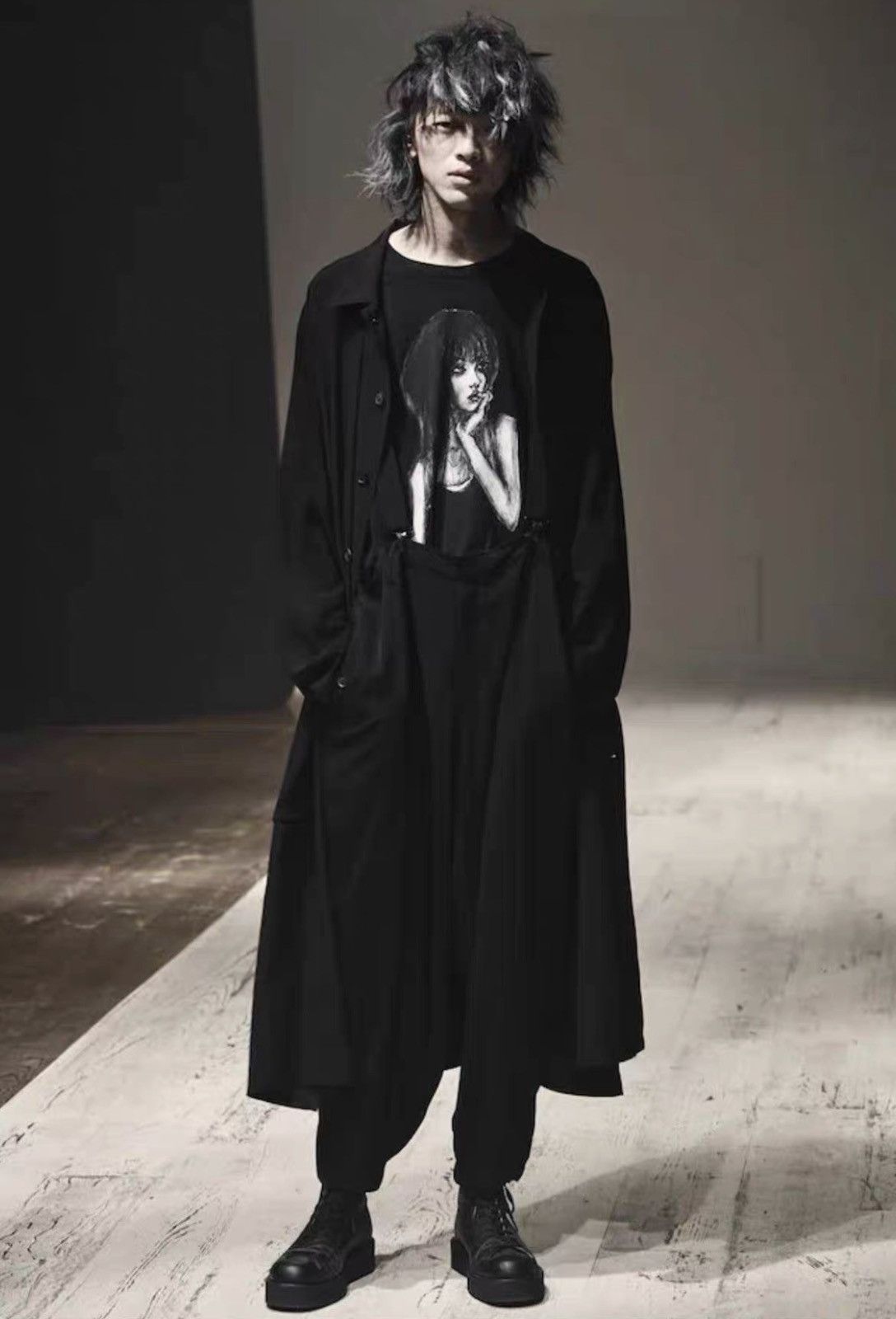 Yohji Yamamoto Yohji Yamamoto Pour Homme 22SS Short Sleeve Tee J31 Size US M / EU 48-50 / 2 - 6 Thumbnail