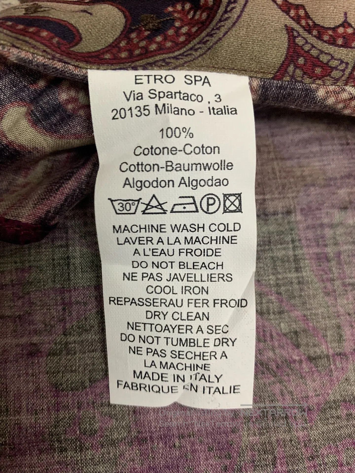 Etro Etro Paisley Pattern Purple Shirt. Size US M / EU 48-50 / 2 - 5 Thumbnail