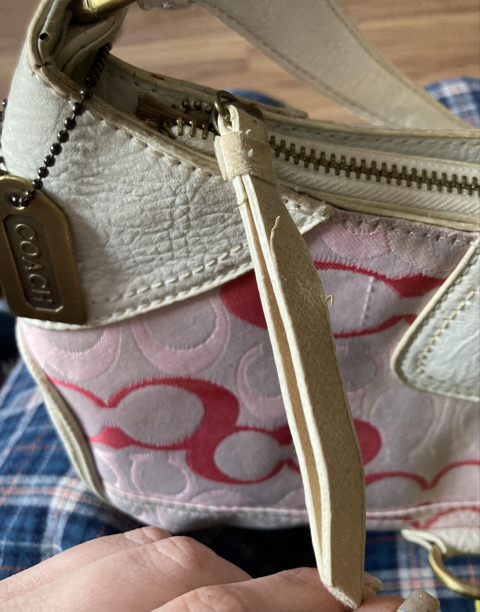 Coach Coach Monogram Pink Vintage Size ONE SIZE - 8 Thumbnail