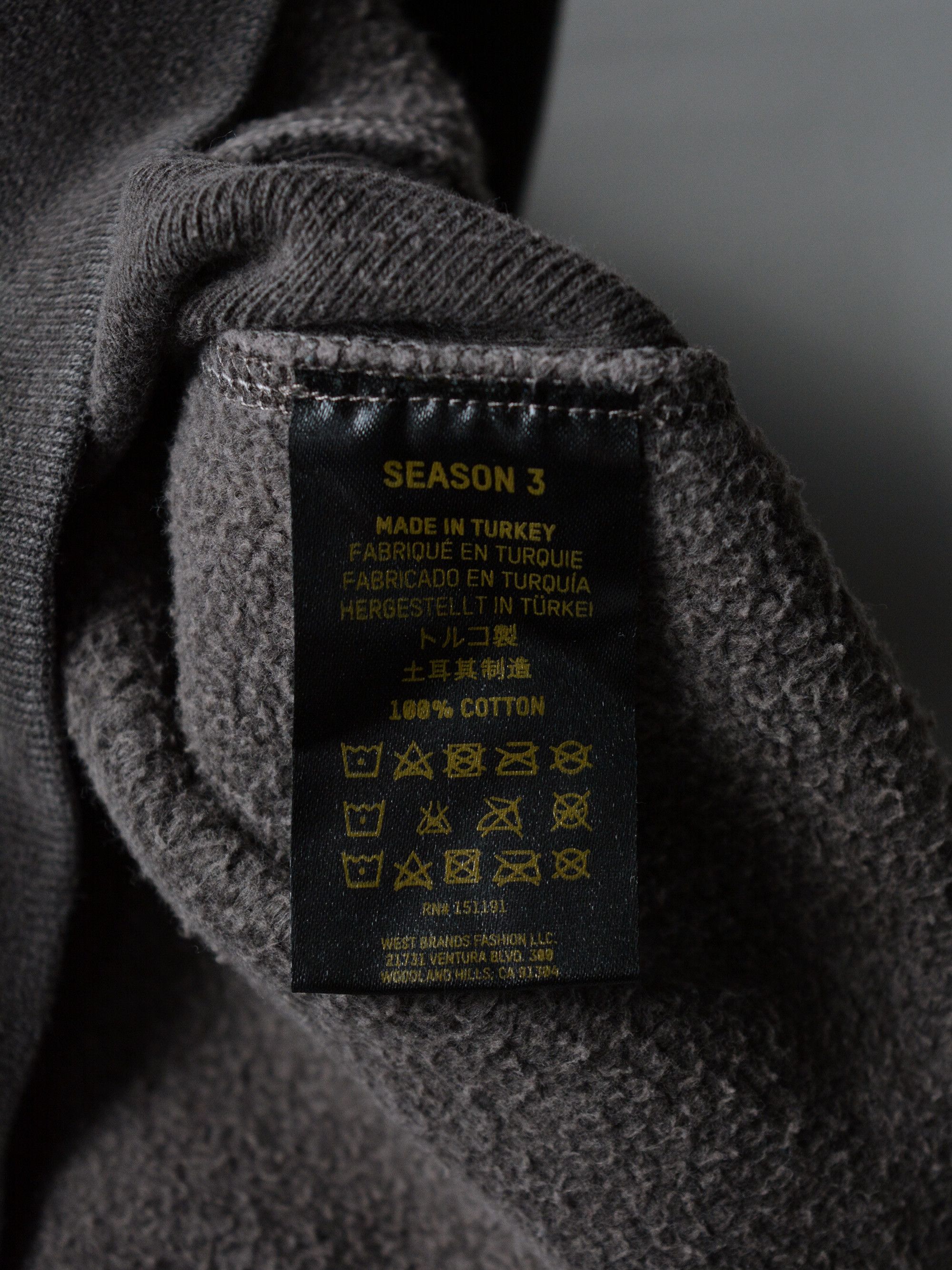 Yeezy YEEZY Season 3 (2016) - hoodie (Earth) - size XS Size US XS / EU 42 / 0 - 5 Thumbnail