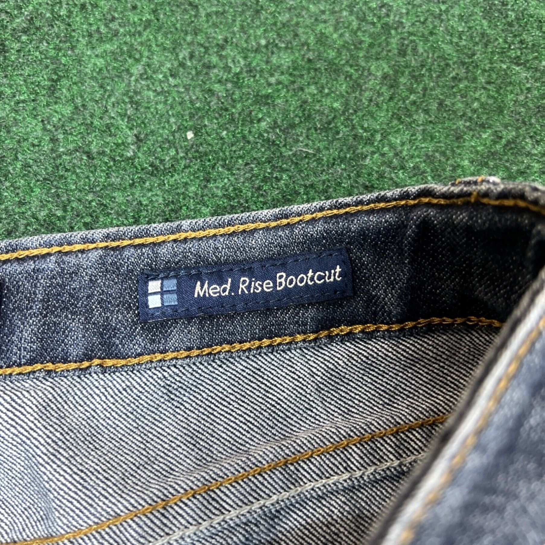 Vintage Salt Works Jeans Womens Size 10P Blue New York City Mid Rise Boot Dark Wash Size 32" / US 10 / IT 46 - 5 Thumbnail