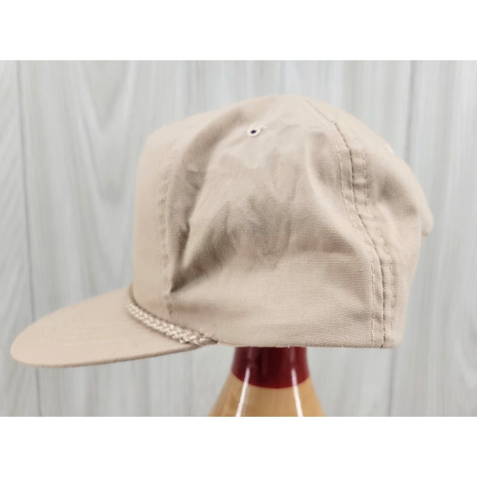 Vintage VINTAGE Limestone Springs Sporting Clays Hat Cap Tan Adjustable Embroidered Snapback Men Sports Cap Tan White Cotton Hat Cap Size ONE SIZE - 5 Thumbnail