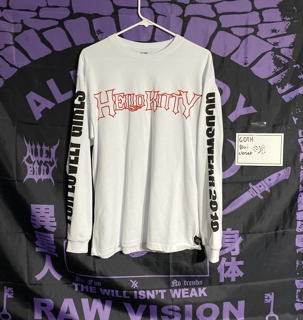 Lil Peep GCDS X Hello Kitty “Rock Kitty” long sleeve Size US M / EU 48-50 / 2 - 1 Thumbnail