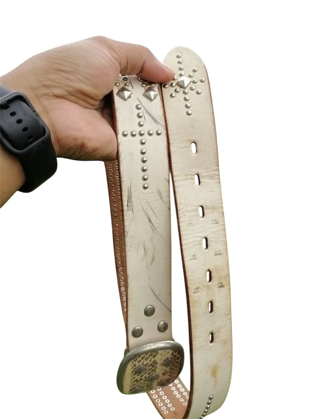 Issey Miyake PPFM By Issey Miyake studed belt punk style Size ONE SIZE - 5 Thumbnail