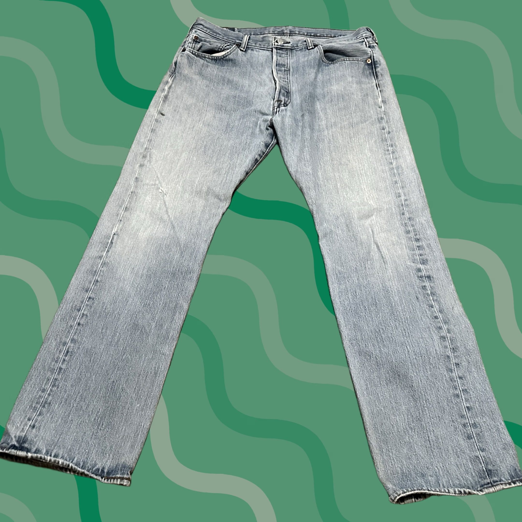 DENIM TEARS × Levi's Denim Tears x Levi's Western Stitch 501 Jeans