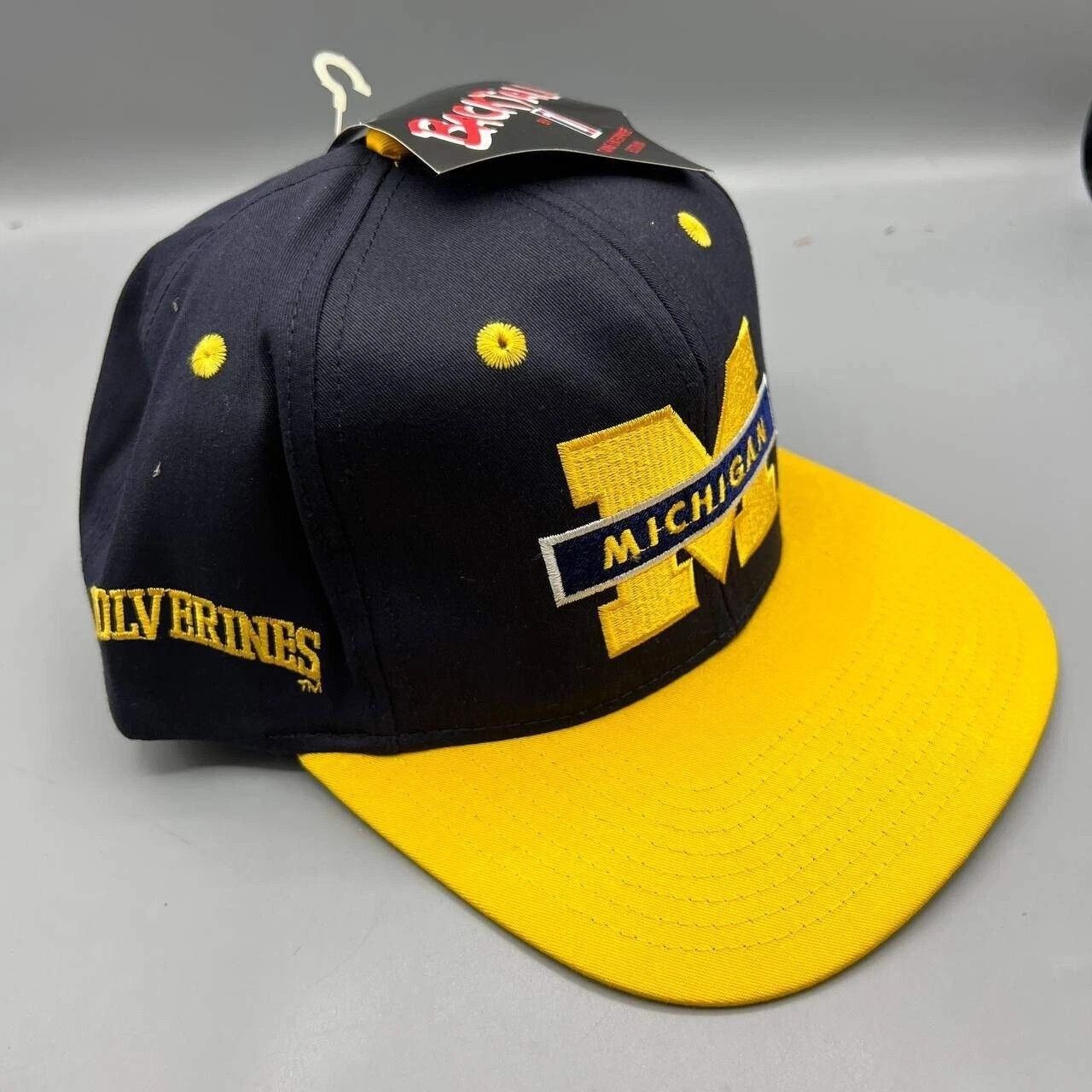 Twins Enterprise Inc. × Vintage Michigan Wolverines Hat Men Twins Enterprise Snap Back Cap Size ONE SIZE - 4 Thumbnail