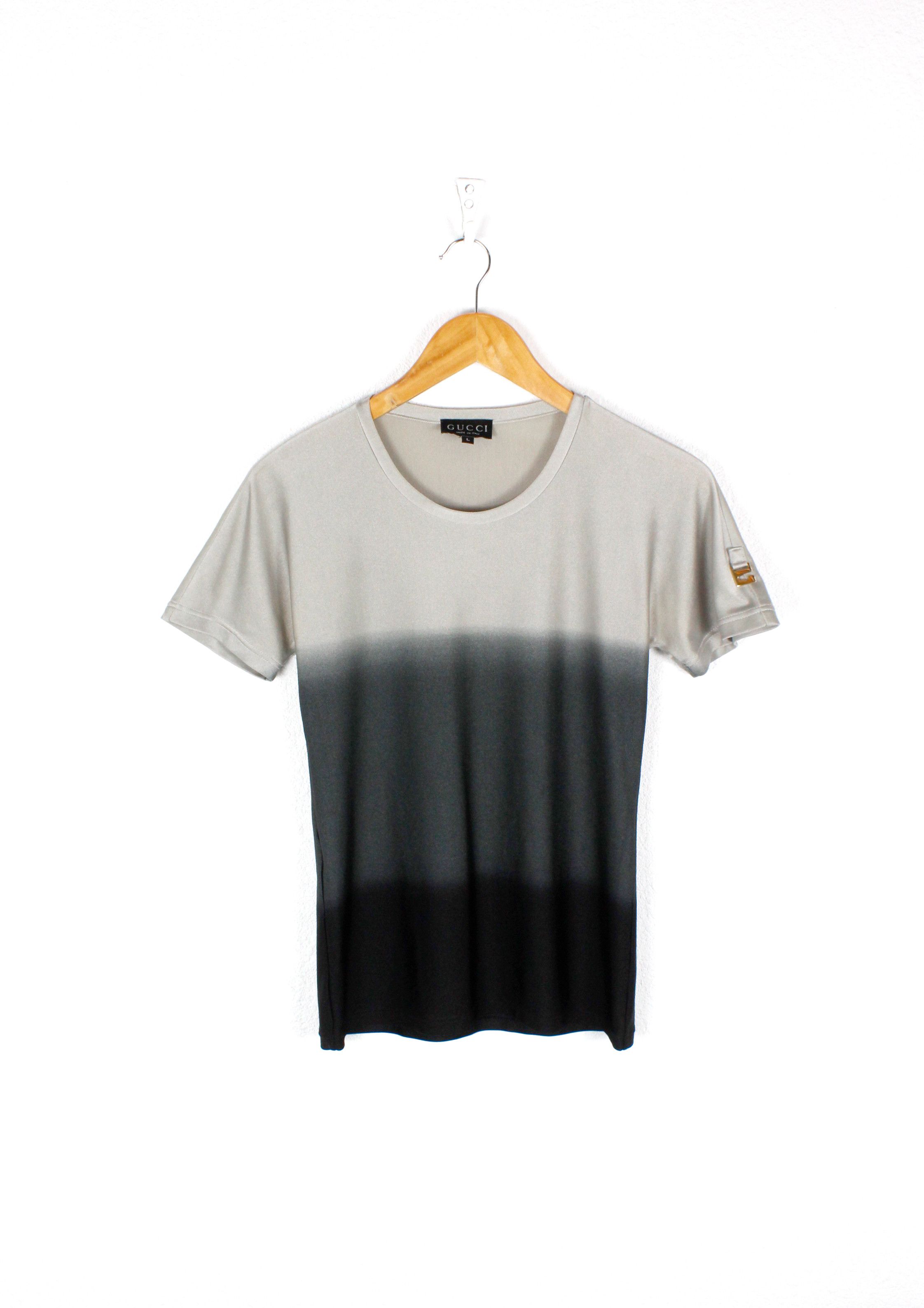Gucci × Tom Ford Gucci by Tom Ford Gradation Nylon T-shirt Tee L 90s Size L / US 10 / IT 46 - 1 Thumbnail