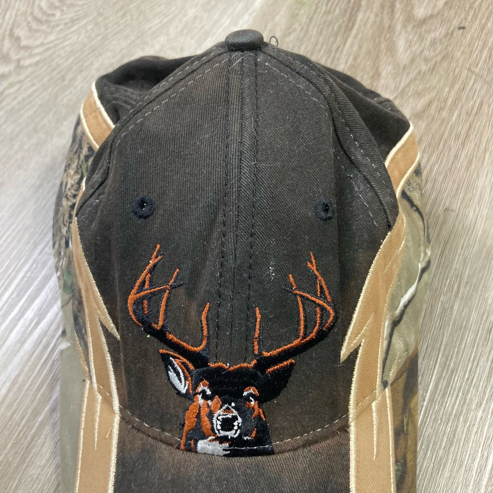 Other Buck Wear Men's Black Camouflage Deer Hunter Baseball Size ONE SIZE - 9 Thumbnail