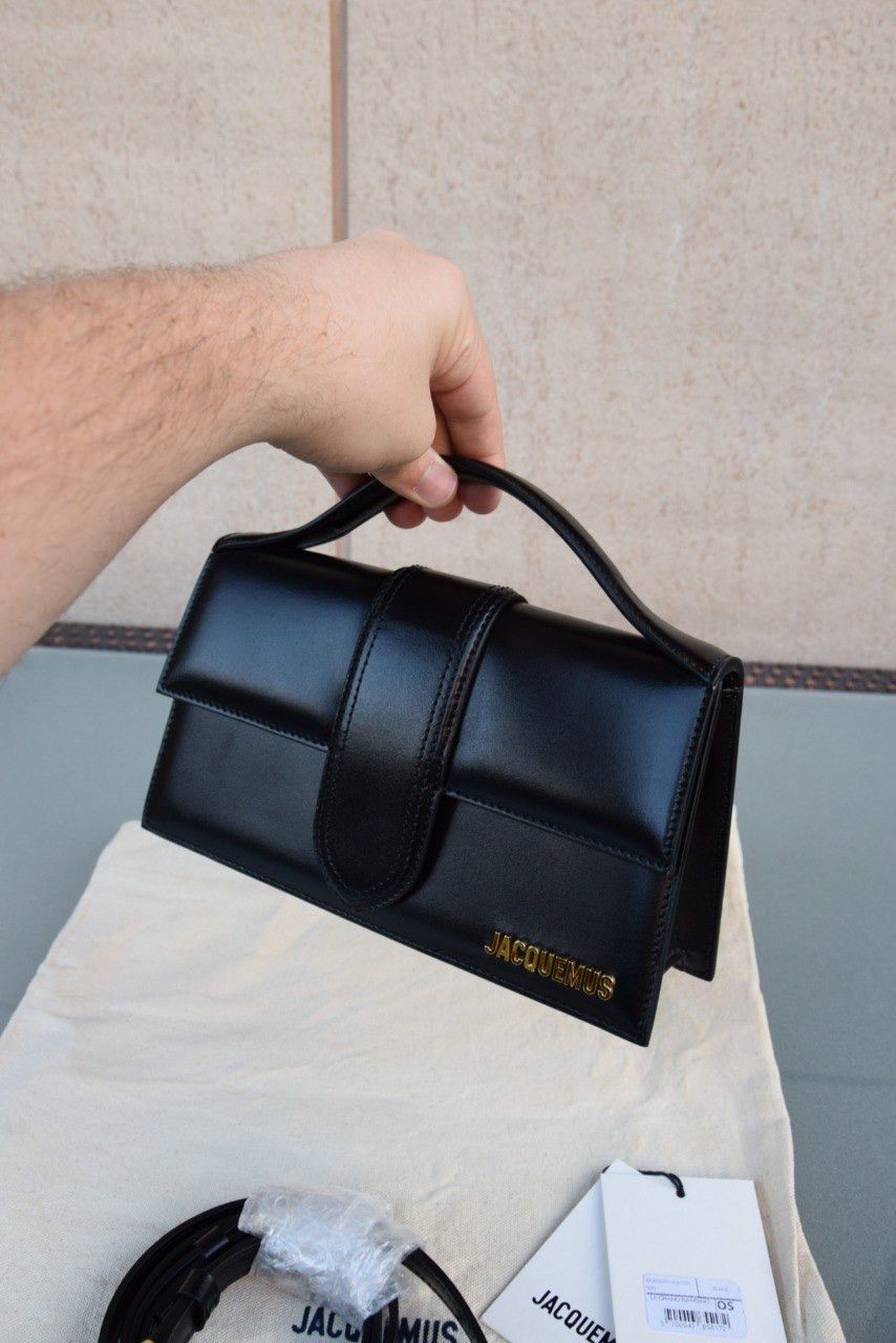 Jacquemus Jacquemus grand bambino black Size ONE SIZE - 4 Thumbnail