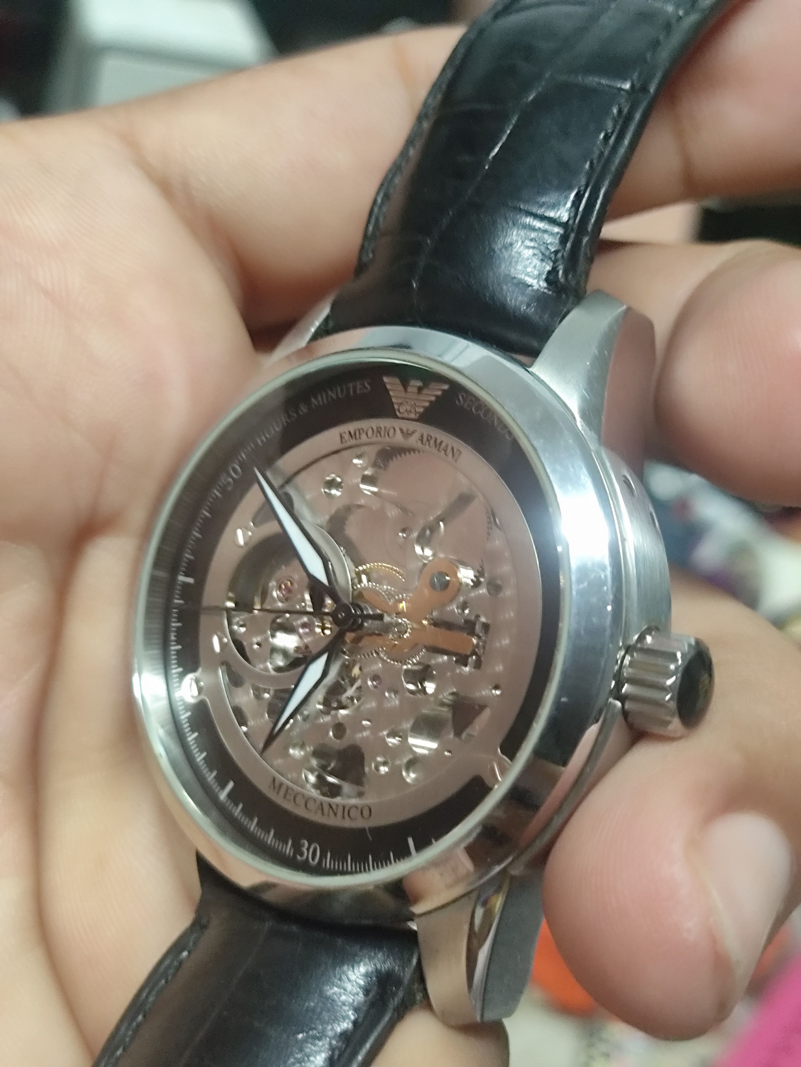 Emporio Armani × Vintage Luxury Vintage Emporio Armani WATCH AUTOMATIC ENGINE Size ONE SIZE - 6 Thumbnail